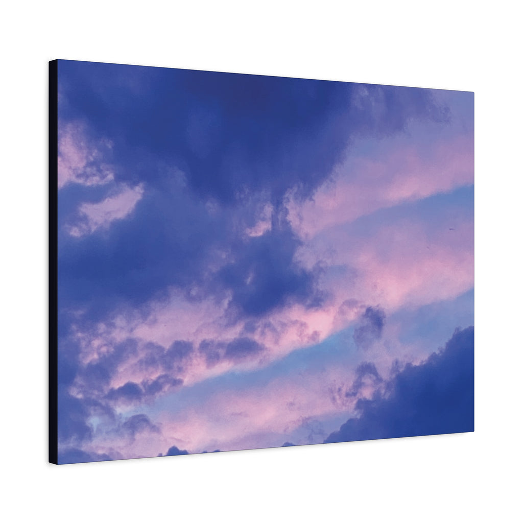 Blue Sunset Matte Canvas Wall Art — Stretched 1.25"