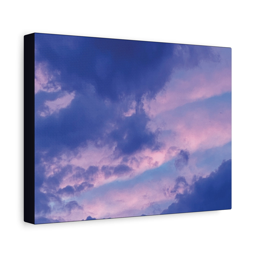 Blue Sunset Matte Canvas Wall Art — Stretched 1.25"