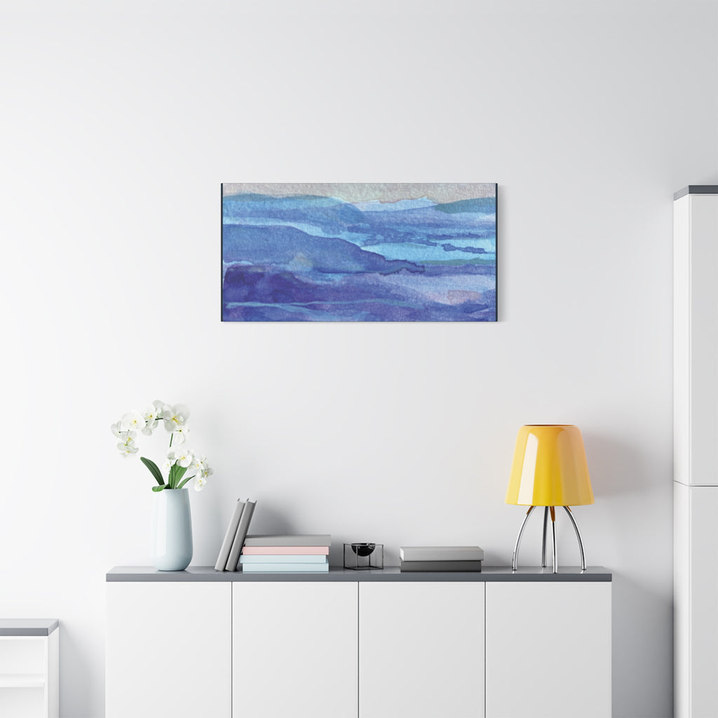 British Columbia Spring 26 mini watercolor Photo Canvas Print — Matte Stretched 1.25" (March 25)