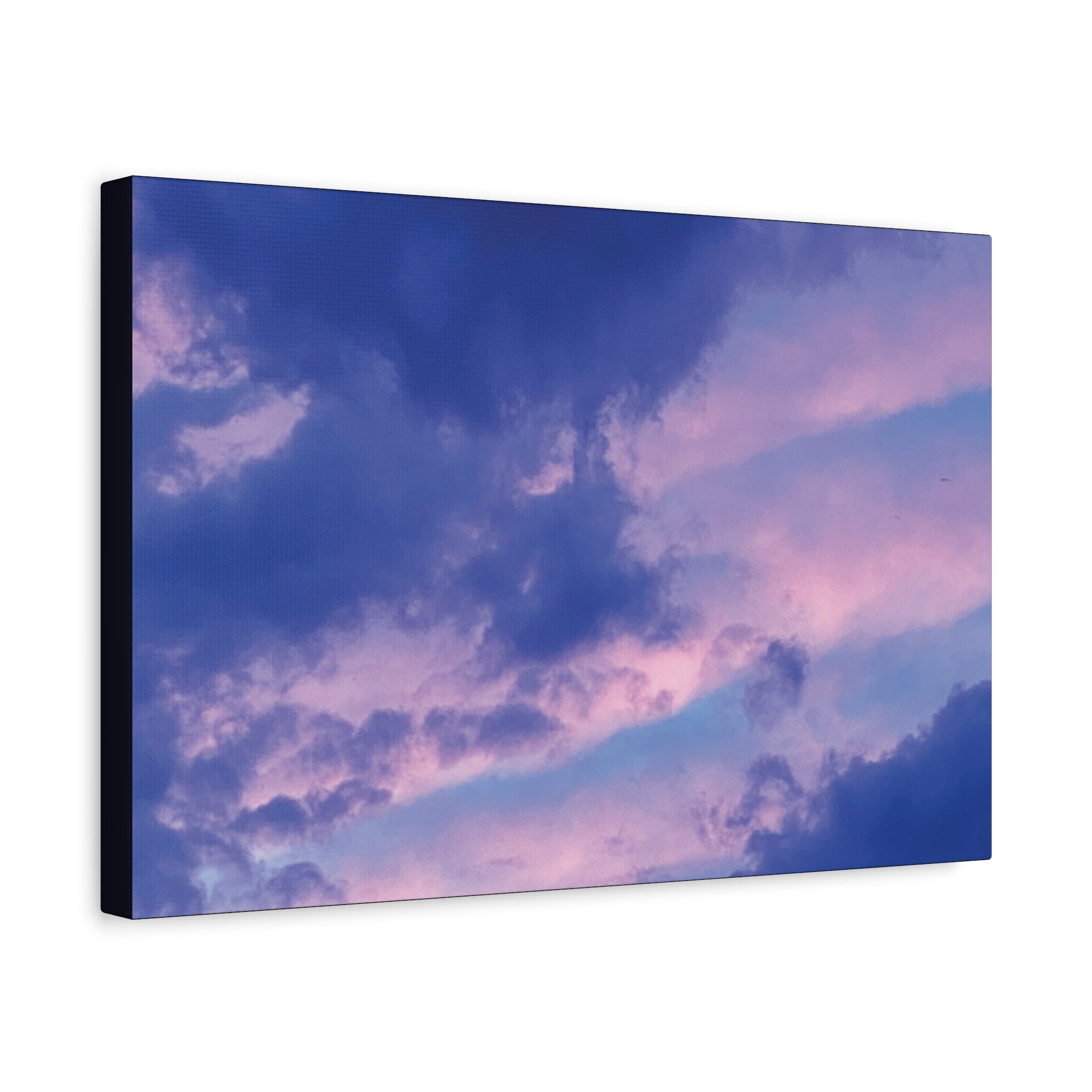 Blue Sunset Matte Canvas Wall Art — Stretched 1.25"
