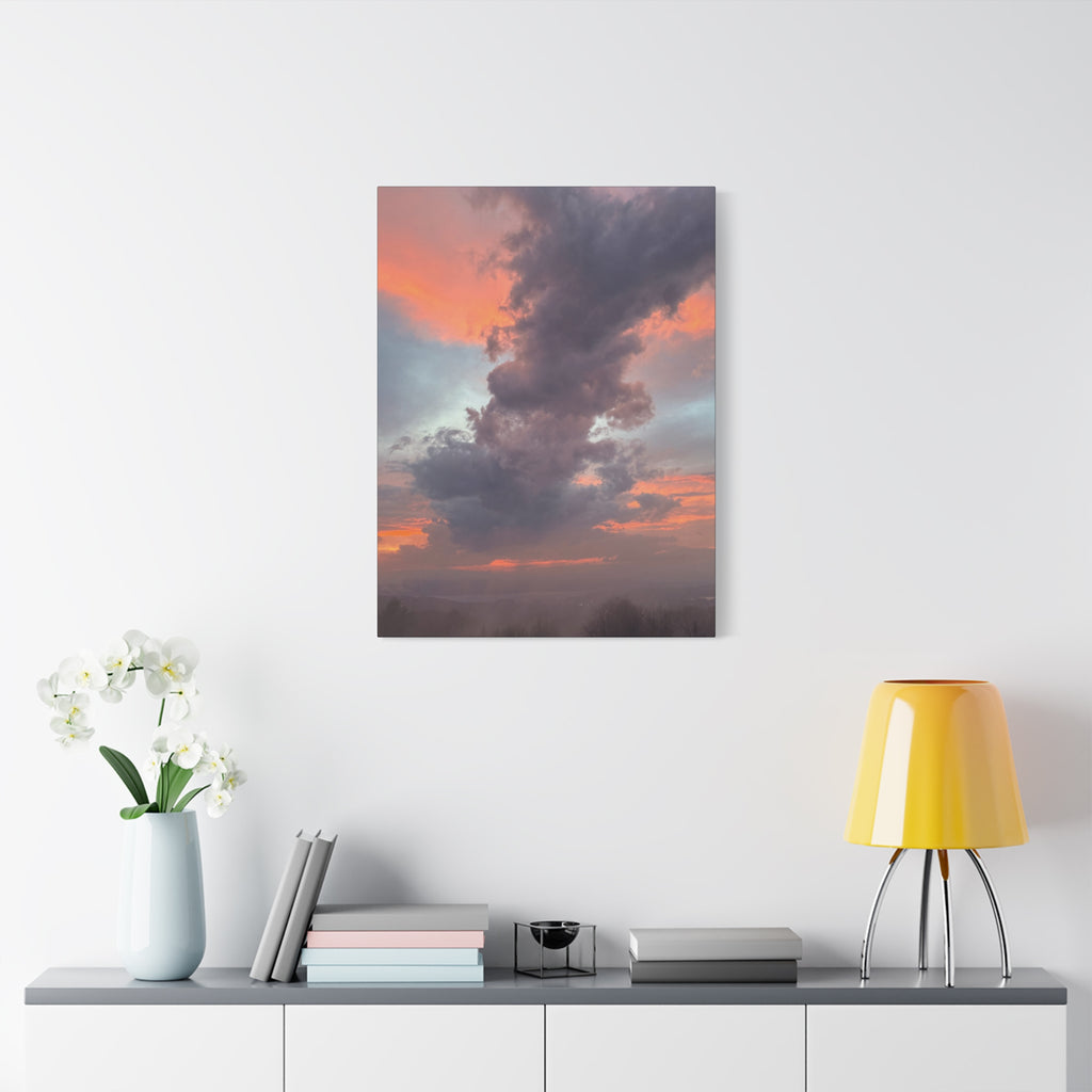 New Hampshire Spring Morning Photo on Canvas Print