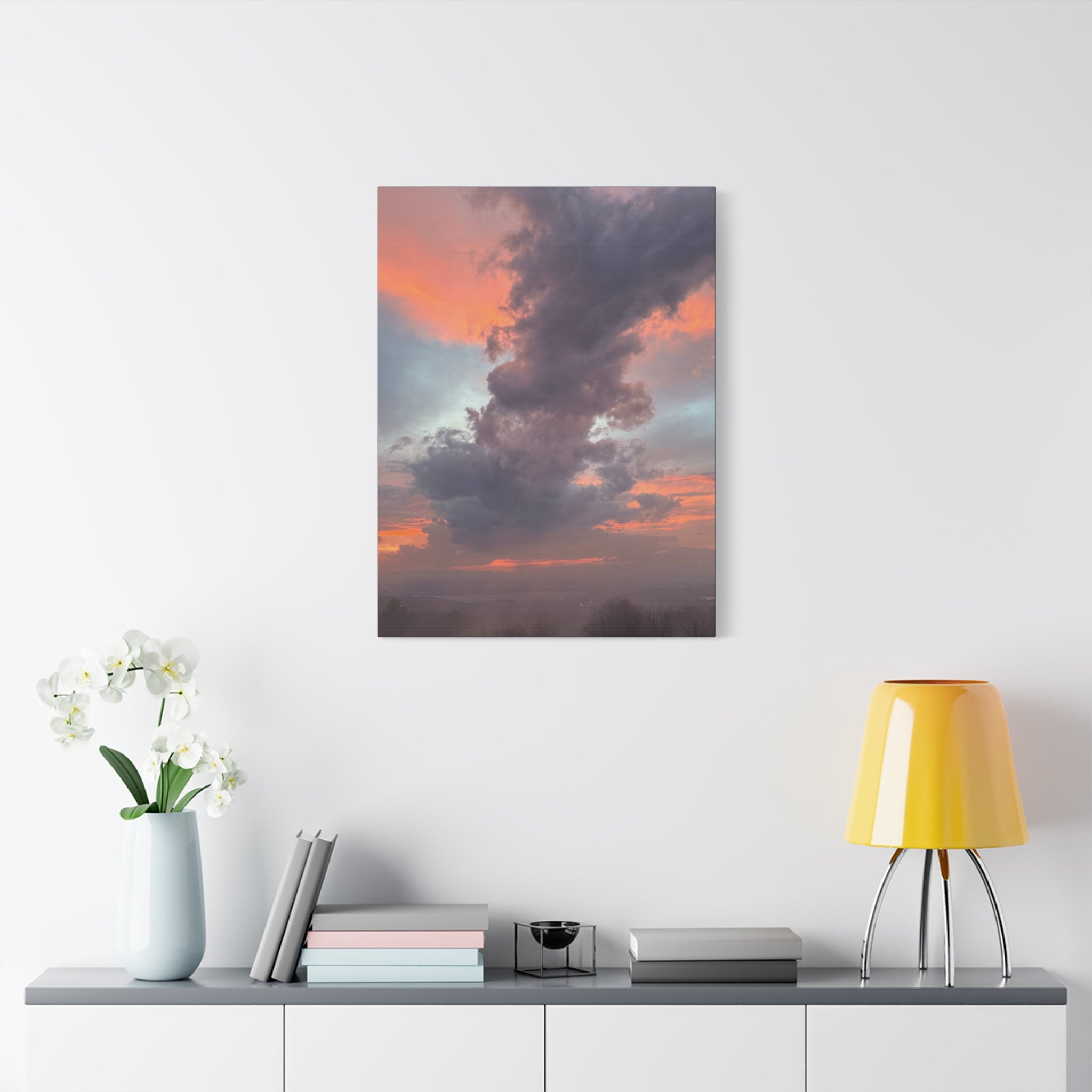 New Hampshire Spring Morning Photo on Canvas Print