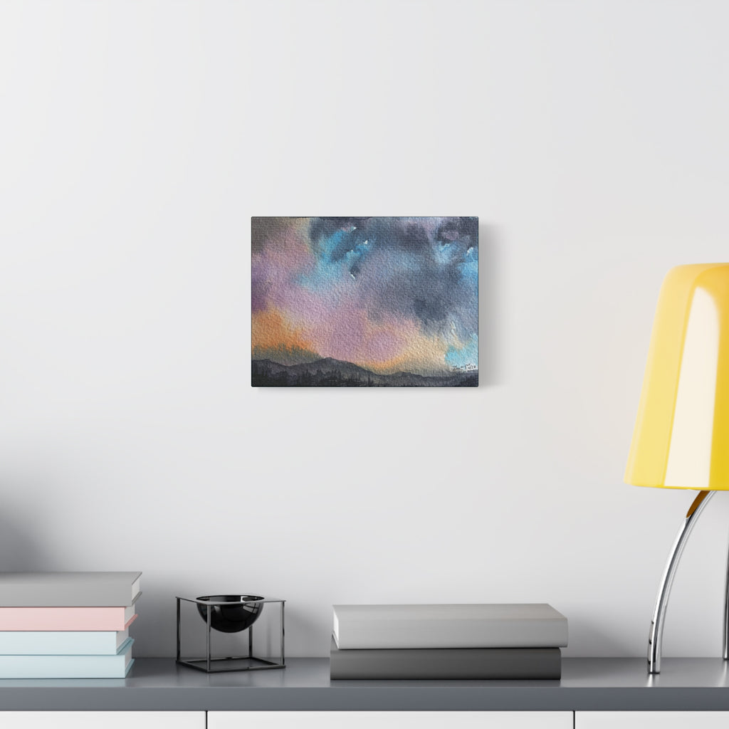 NH Spring fade d watercolor on canvas