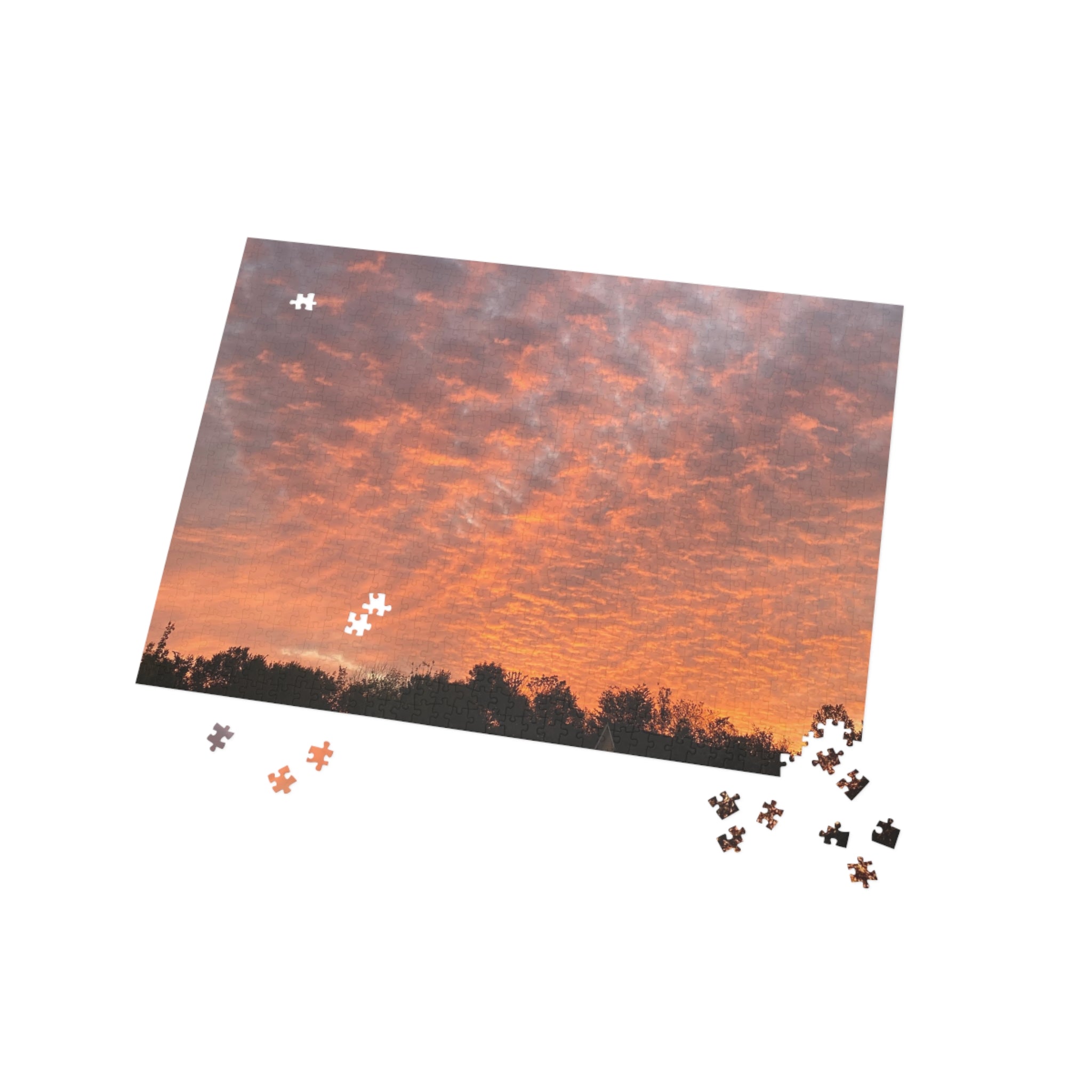 Sunset Sky Puzzle — Scenic Sunset Jigsaw (96/252/500/1000 Pieces)