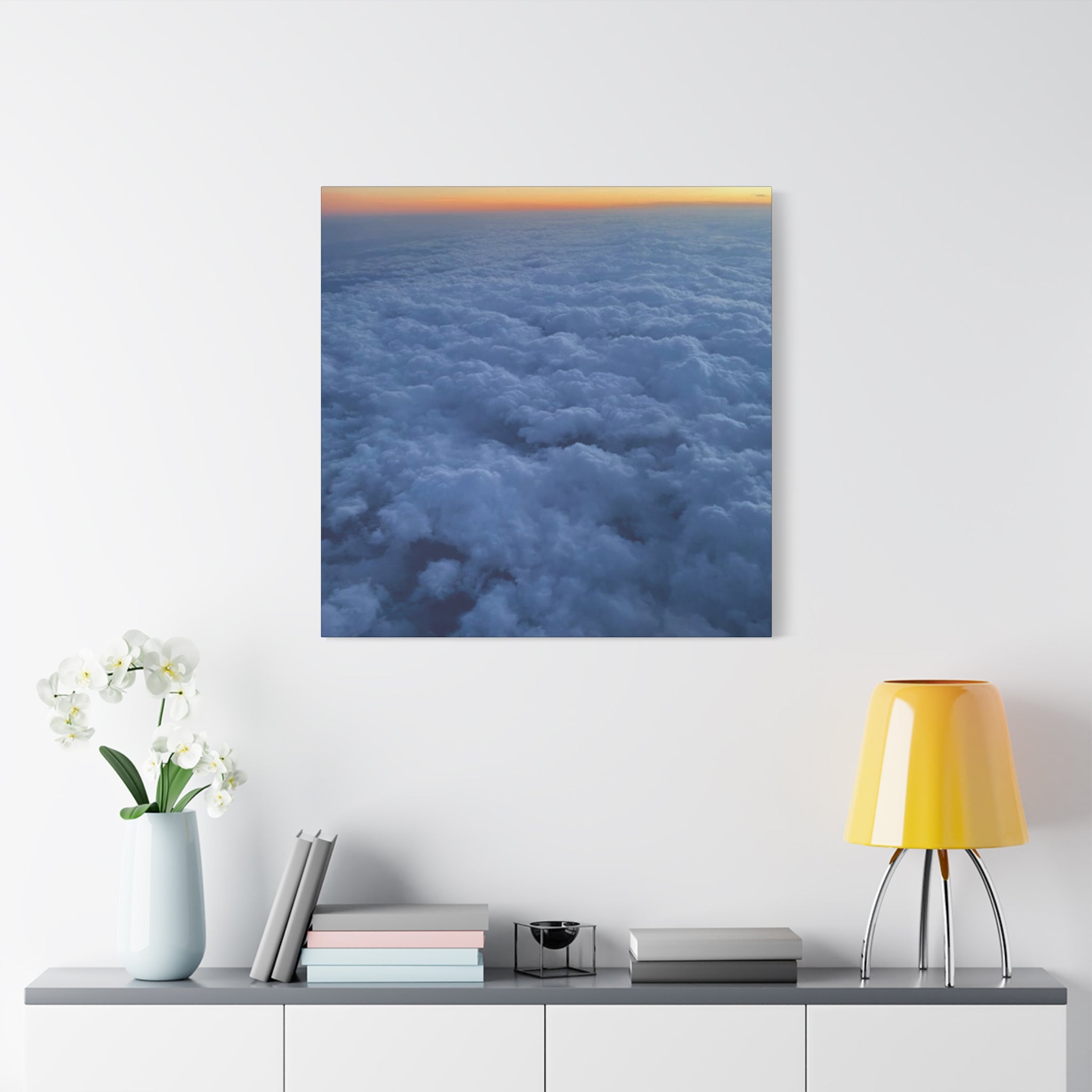 Above the Clouds Sunset Canvas Print