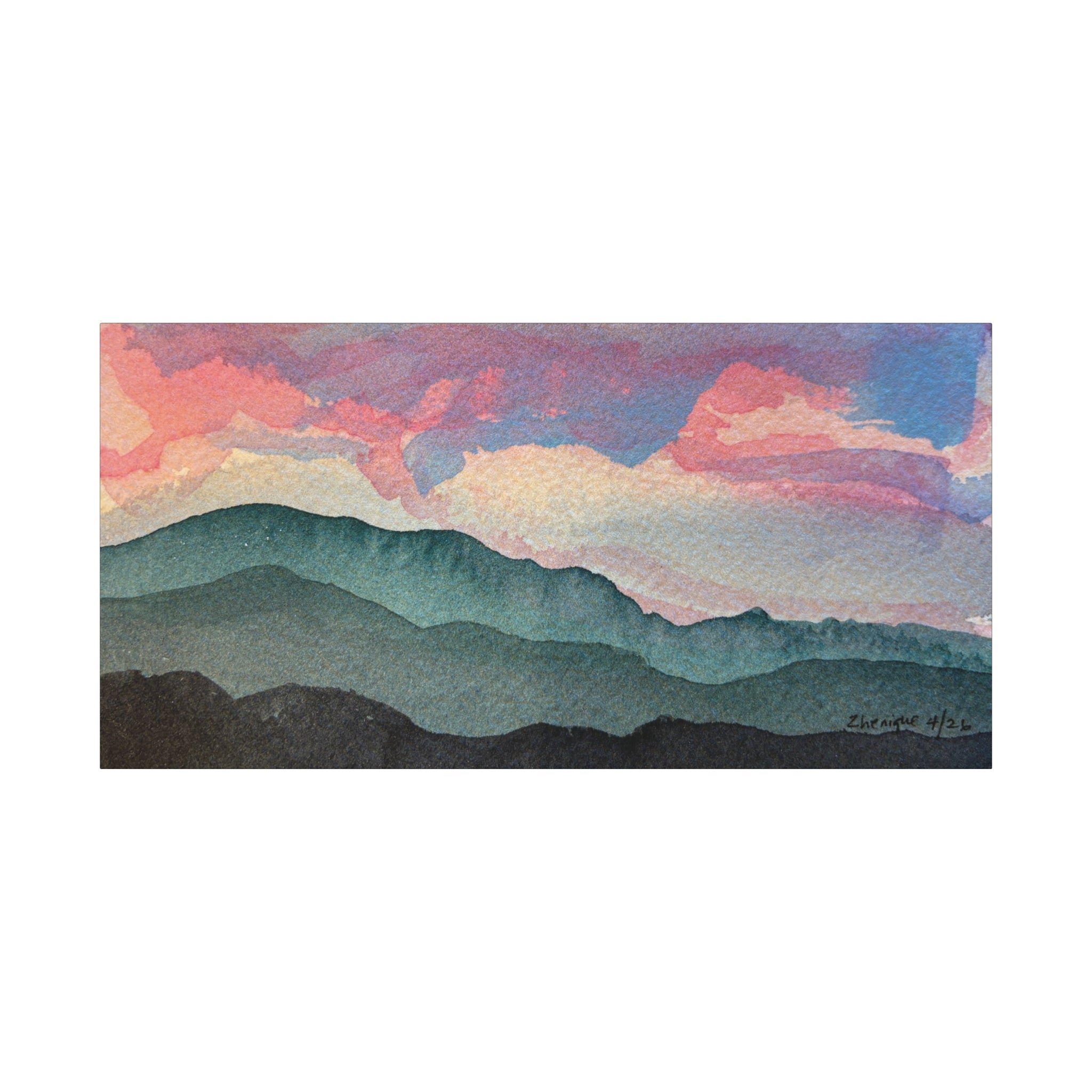 Spring 2026 Vivid a Watercolor Series Canvas