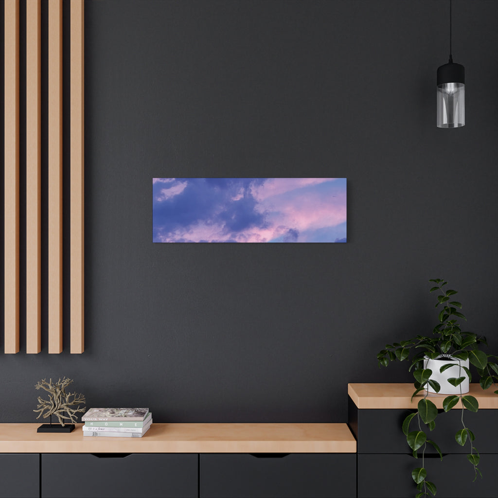 Blue Sunset Matte Canvas Wall Art — Stretched 1.25"