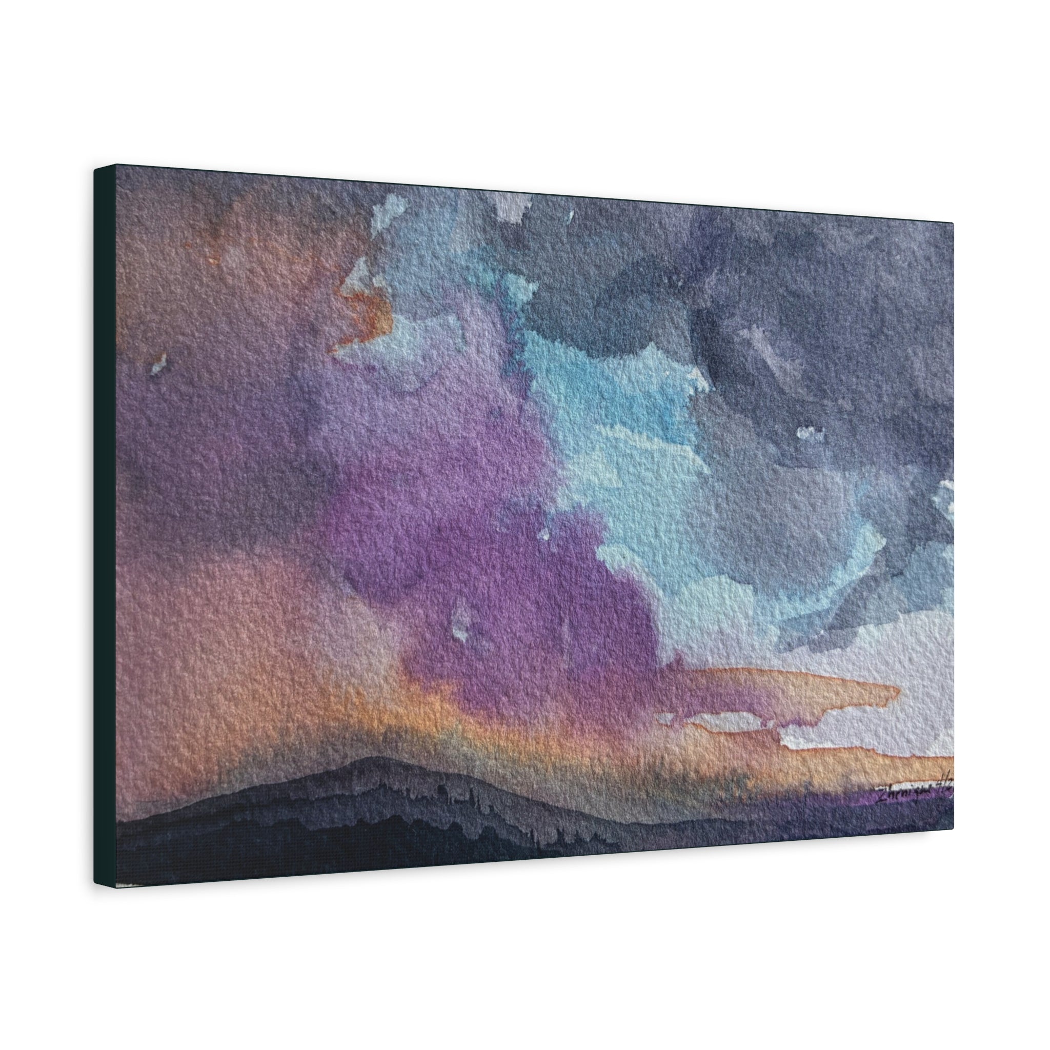 NH Spring blend watercolor on canvas