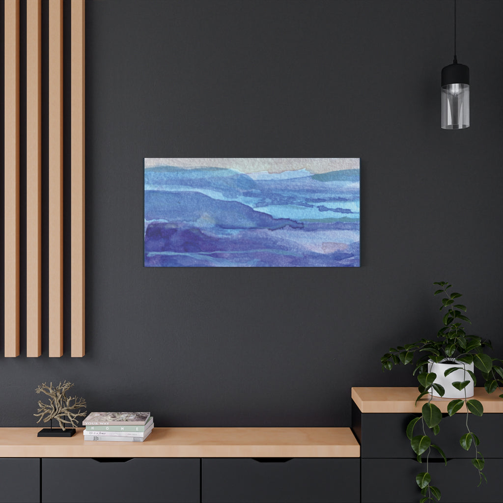 British Columbia Spring 26 mini watercolor Photo Canvas Print — Matte Stretched 1.25" (March 25)