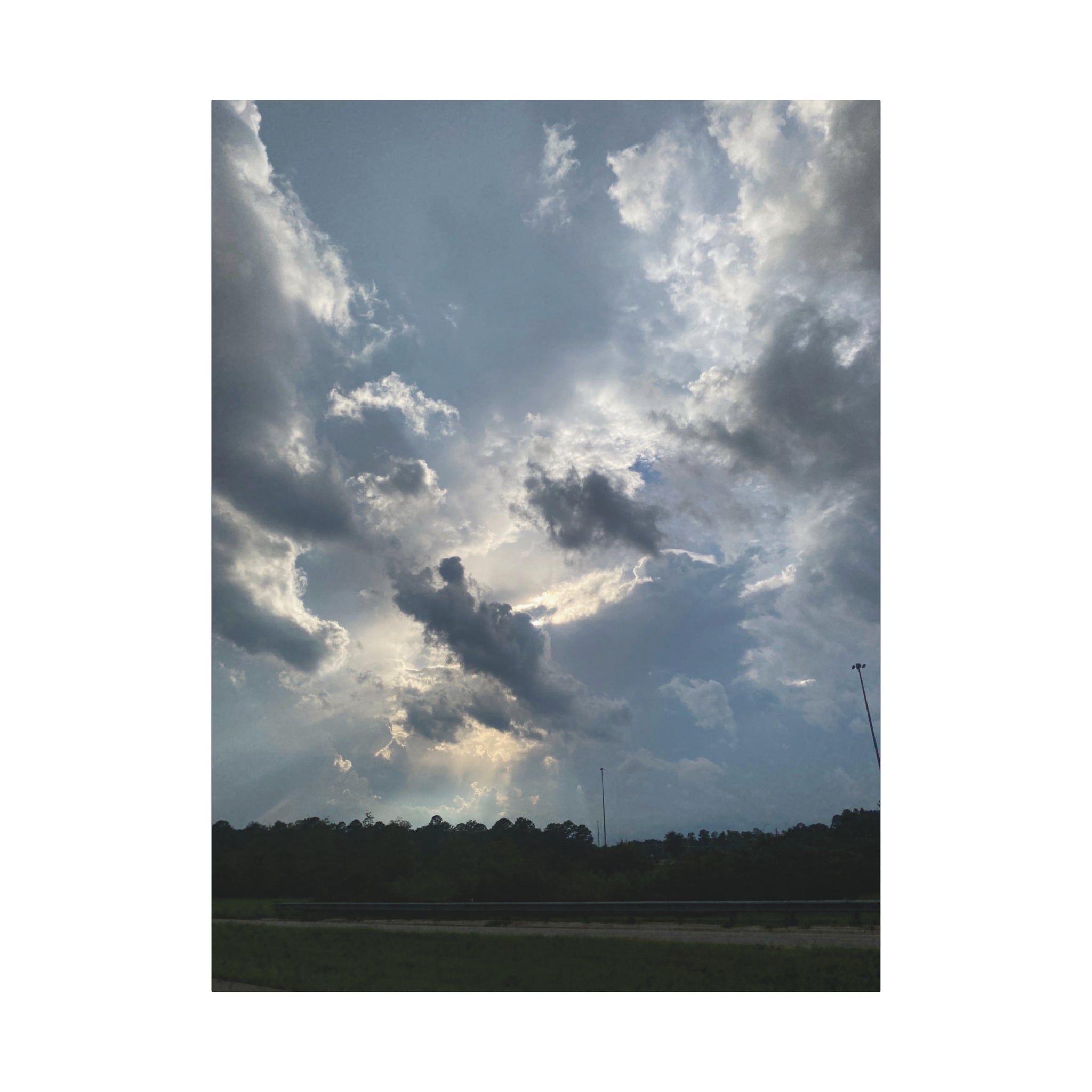 Florida Midday Photo Canvas Print — Matte Stretched Wall Art