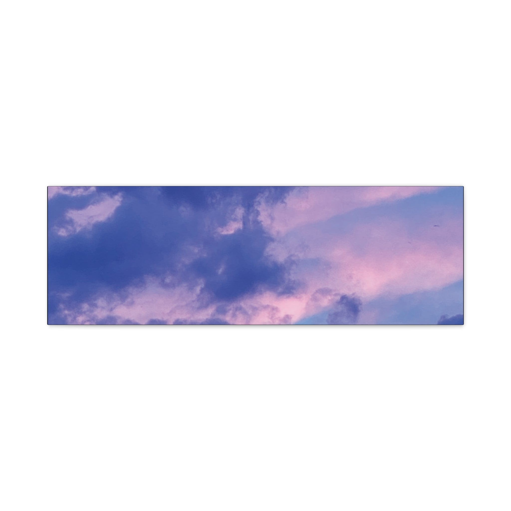 Blue Sunset Matte Canvas Wall Art — Stretched 1.25"