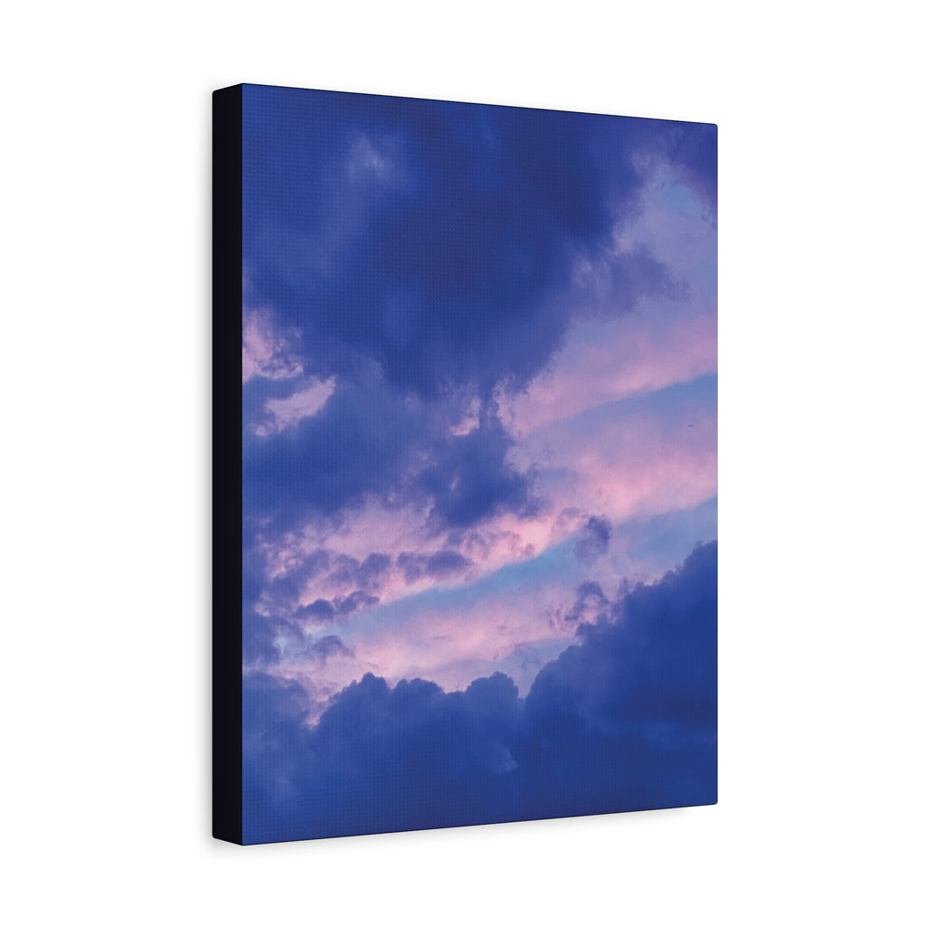 Blue Sunset Matte Canvas Wall Art — Stretched 1.25"