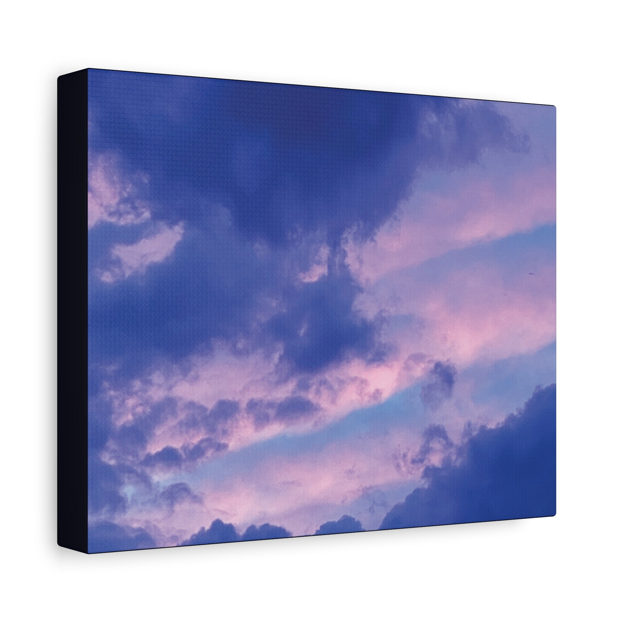 Blue Sunset Matte Canvas Wall Art — Stretched 1.25"