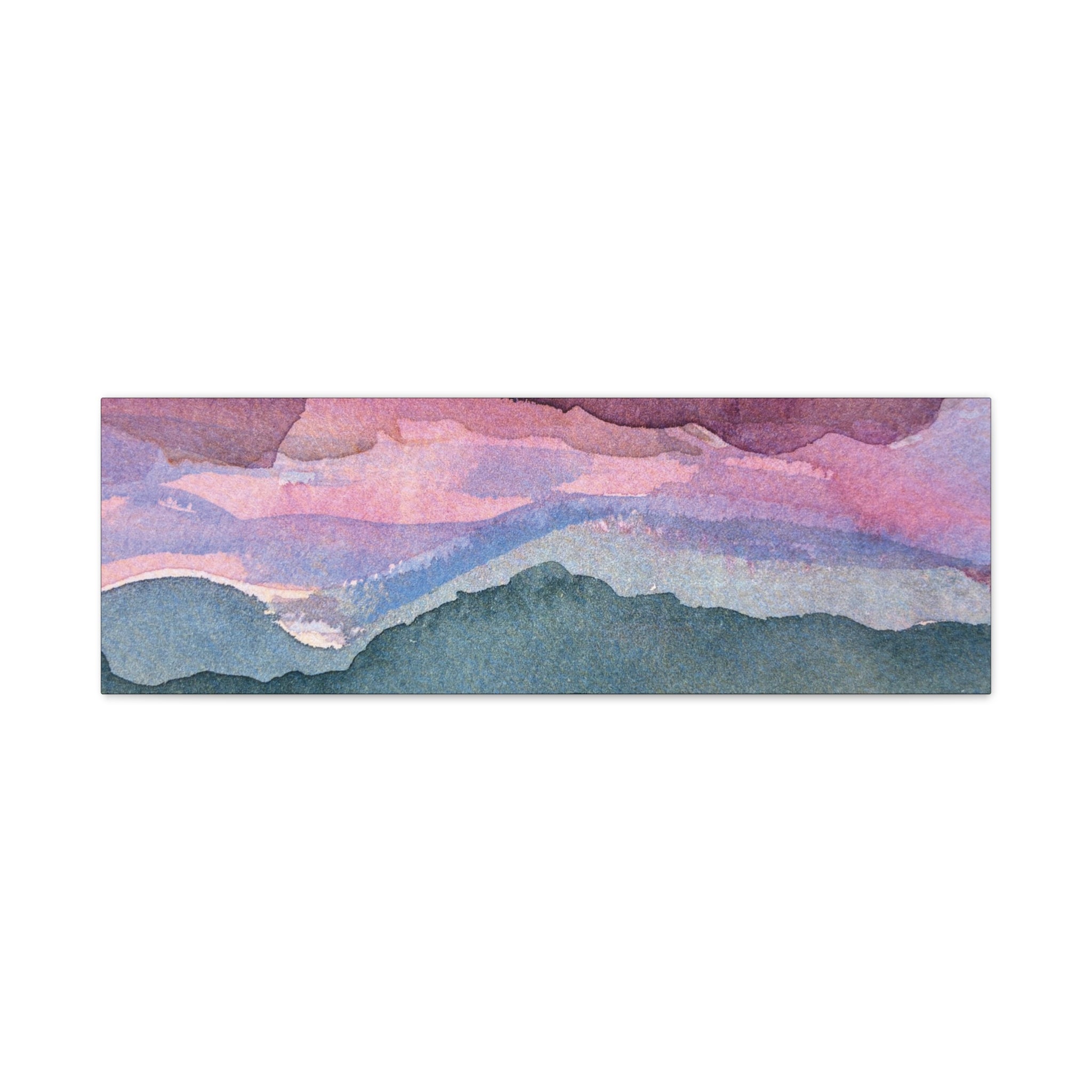 Spring 26 Vivid watercolor on canvas