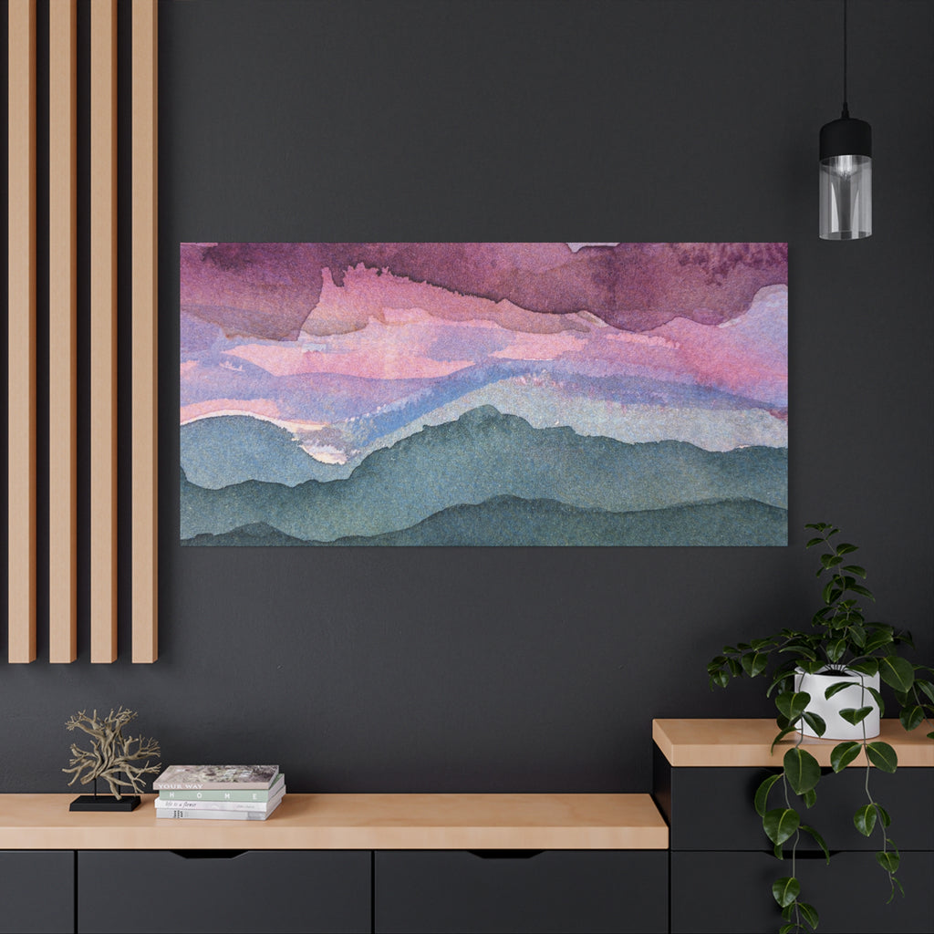 Spring 26 Vivid watercolor on canvas
