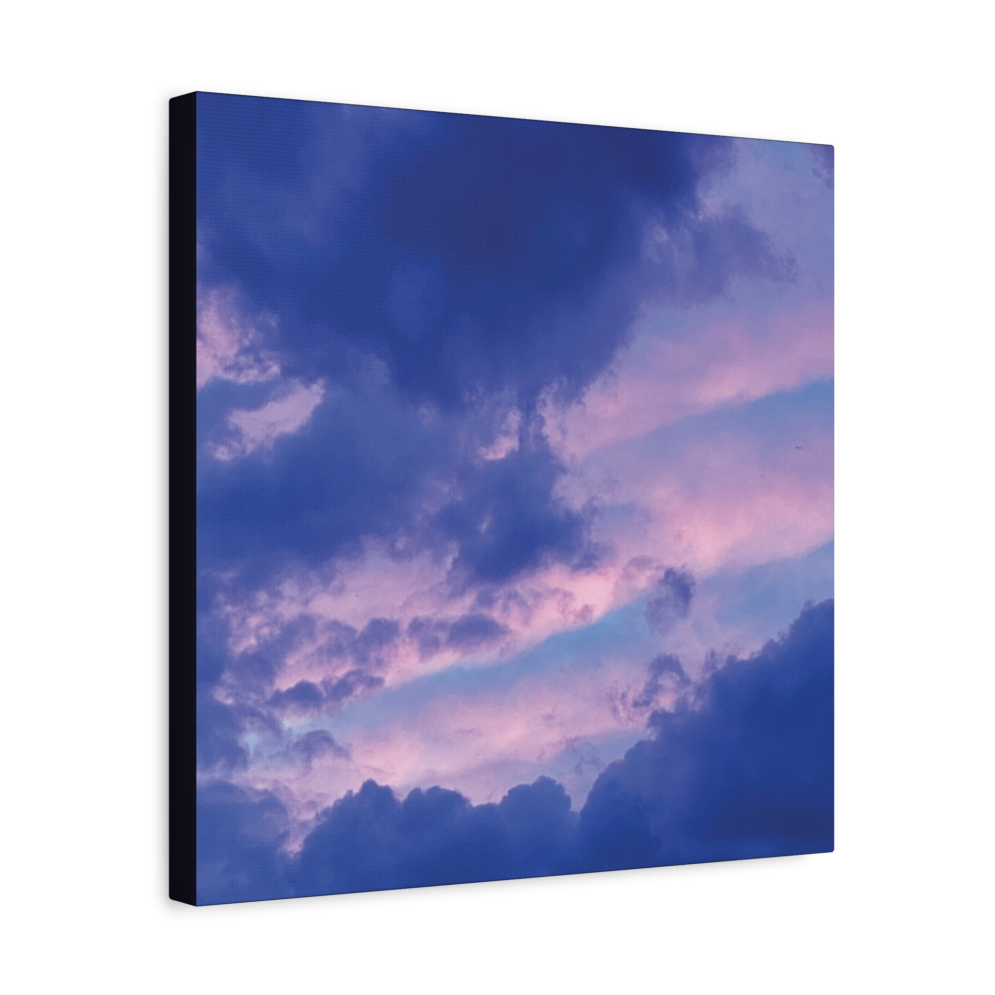 Blue Sunset Matte Canvas Wall Art — Stretched 1.25"