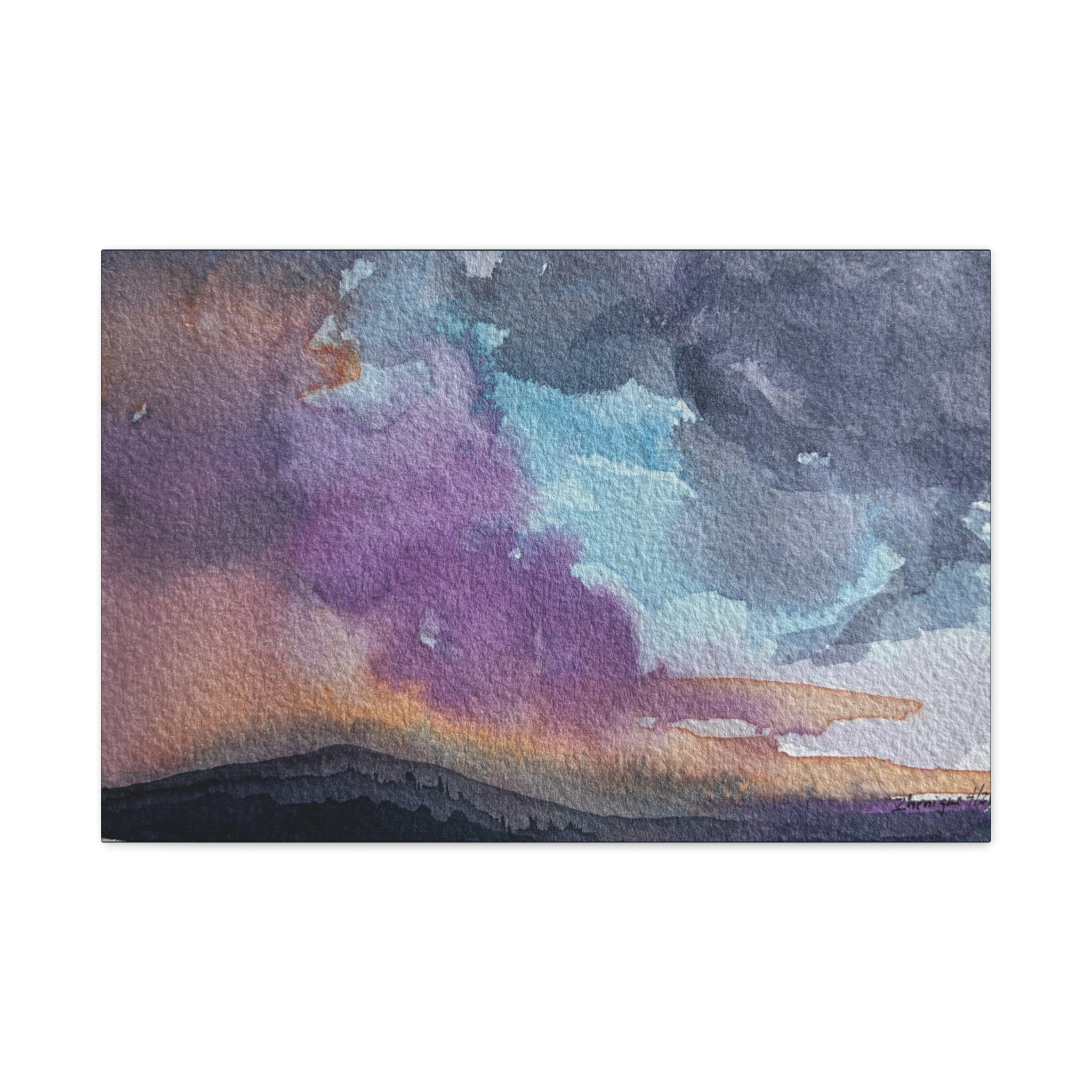 NH Spring blend watercolor on canvas