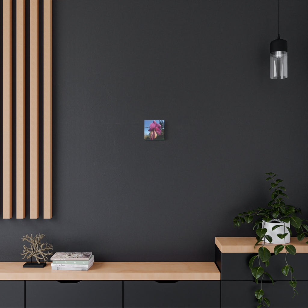 Fuchsia Orchid c Matte Canvas Wall Art — Stretched 1.25"