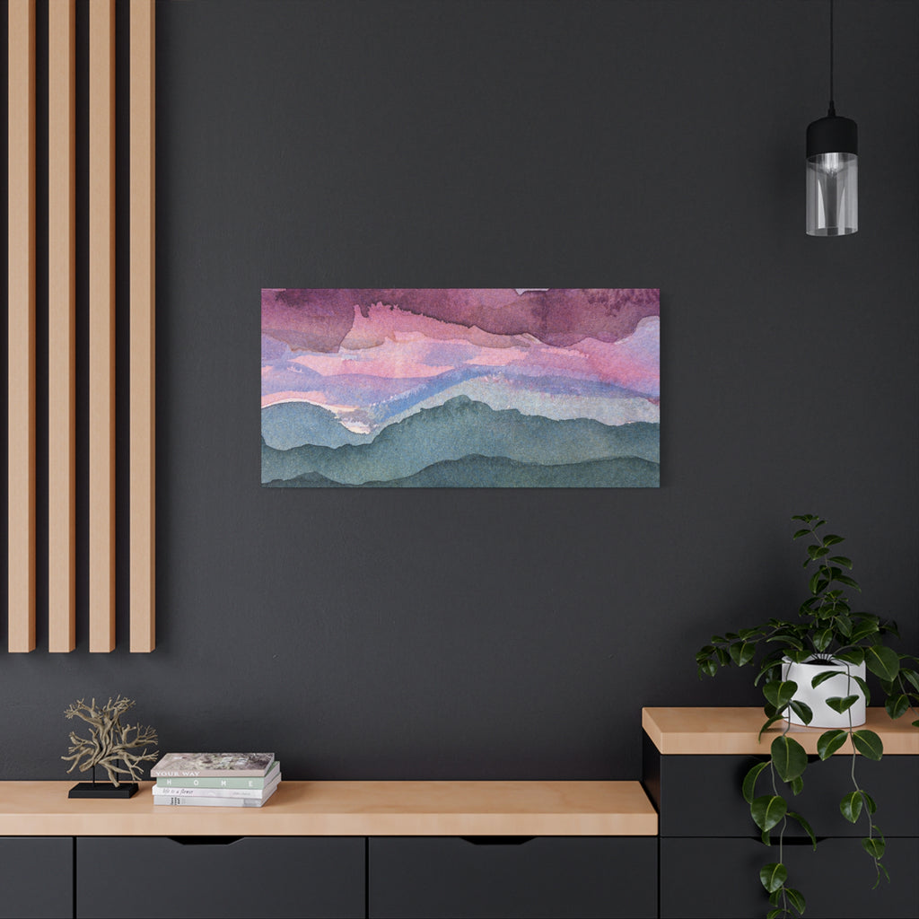 Spring 26 Vivid watercolor on canvas