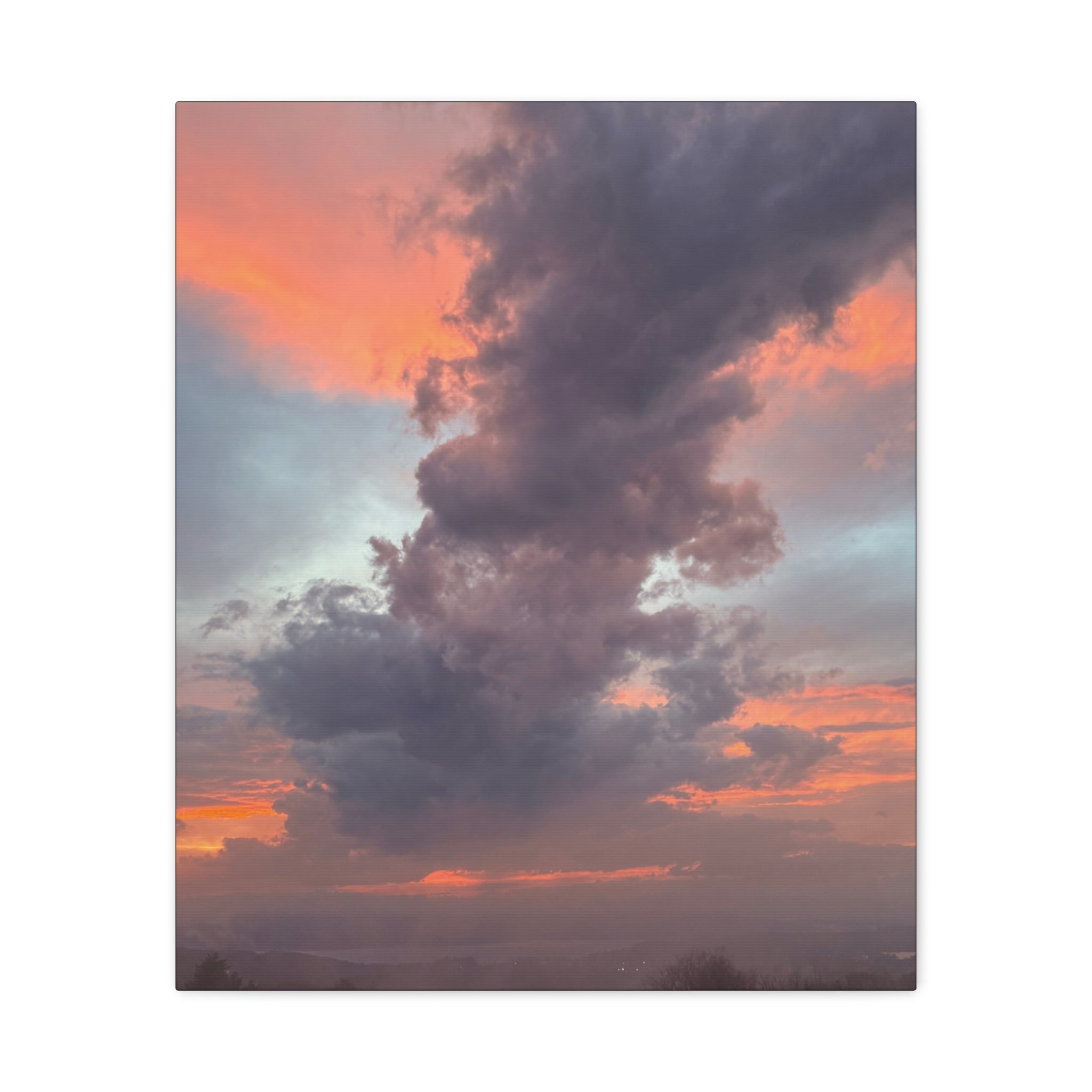 New Hampshire Spring Morning Photo on Canvas Print