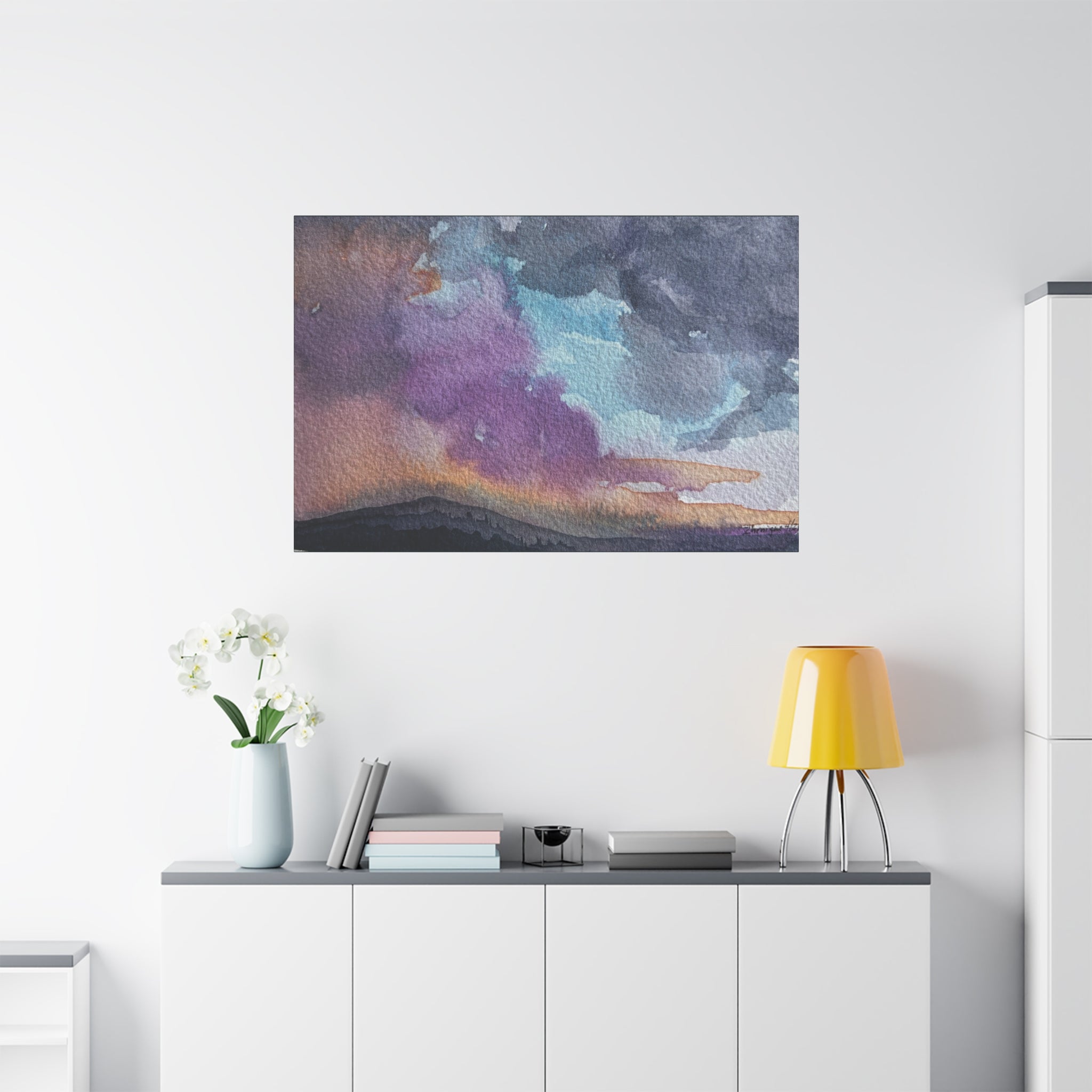 NH Spring blend watercolor on canvas