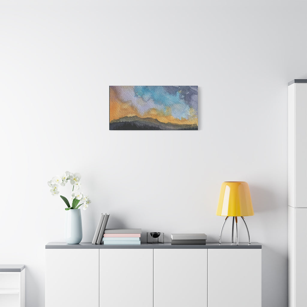 NH Spring fade b watercolor on canvas