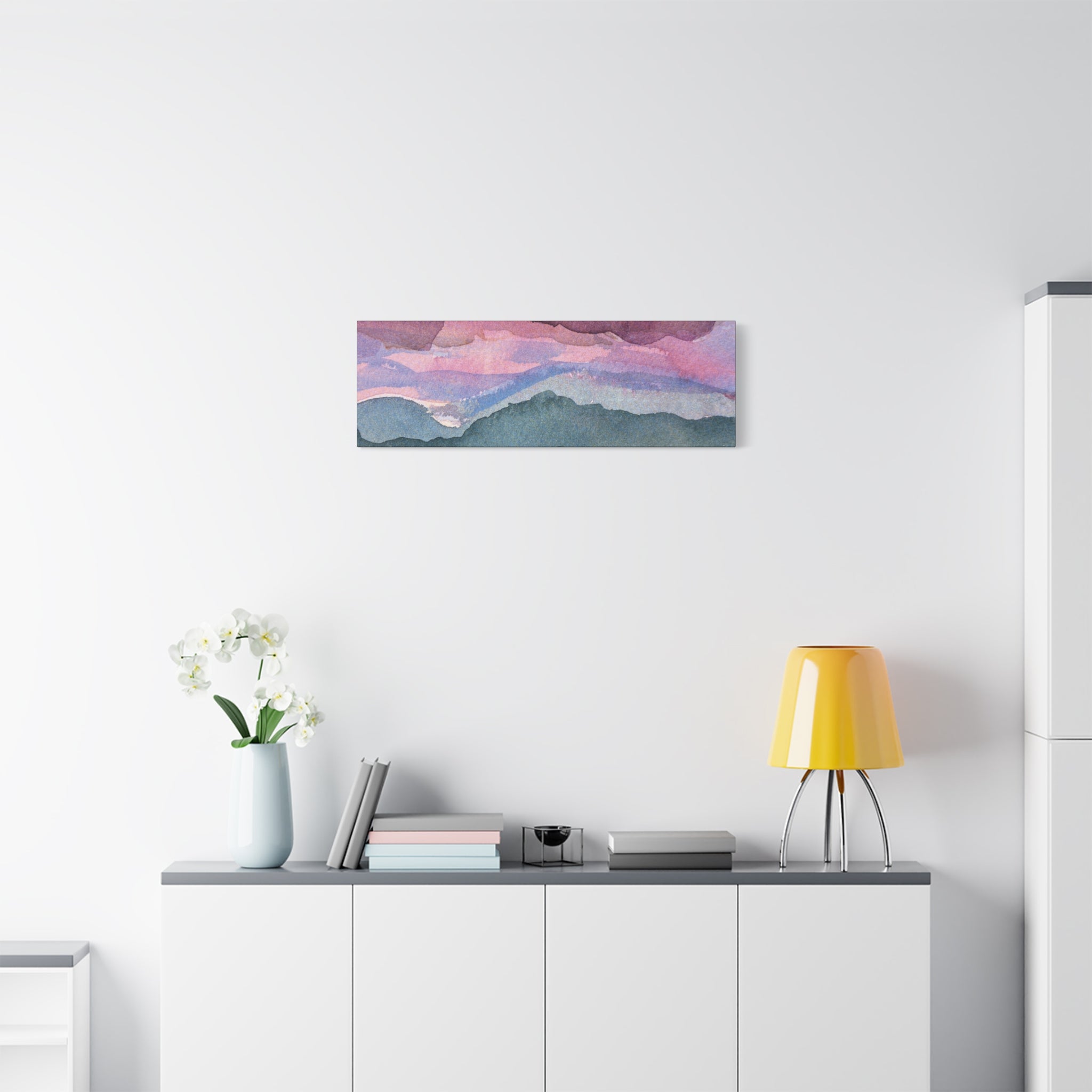 Spring 26 Vivid watercolor on canvas