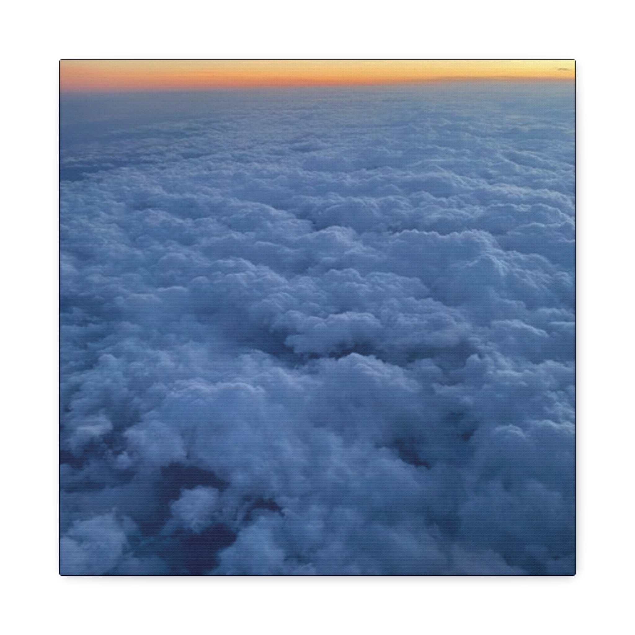 Above the Clouds Sunset Canvas Print