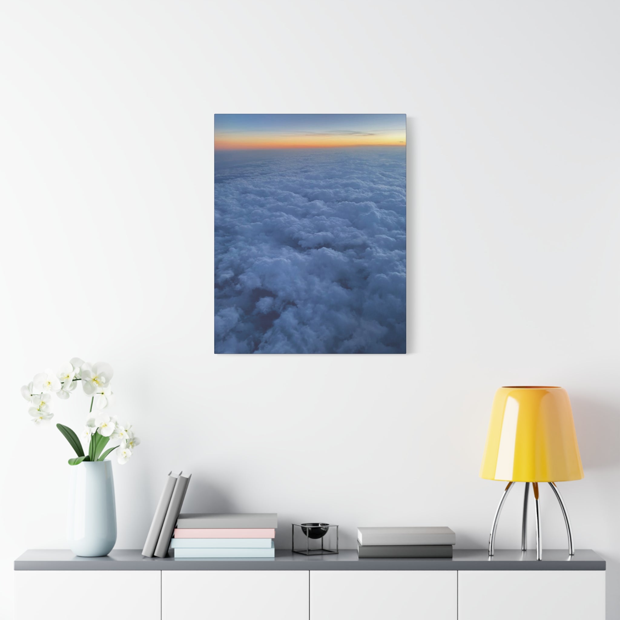 Above the Clouds Sunset Canvas Print