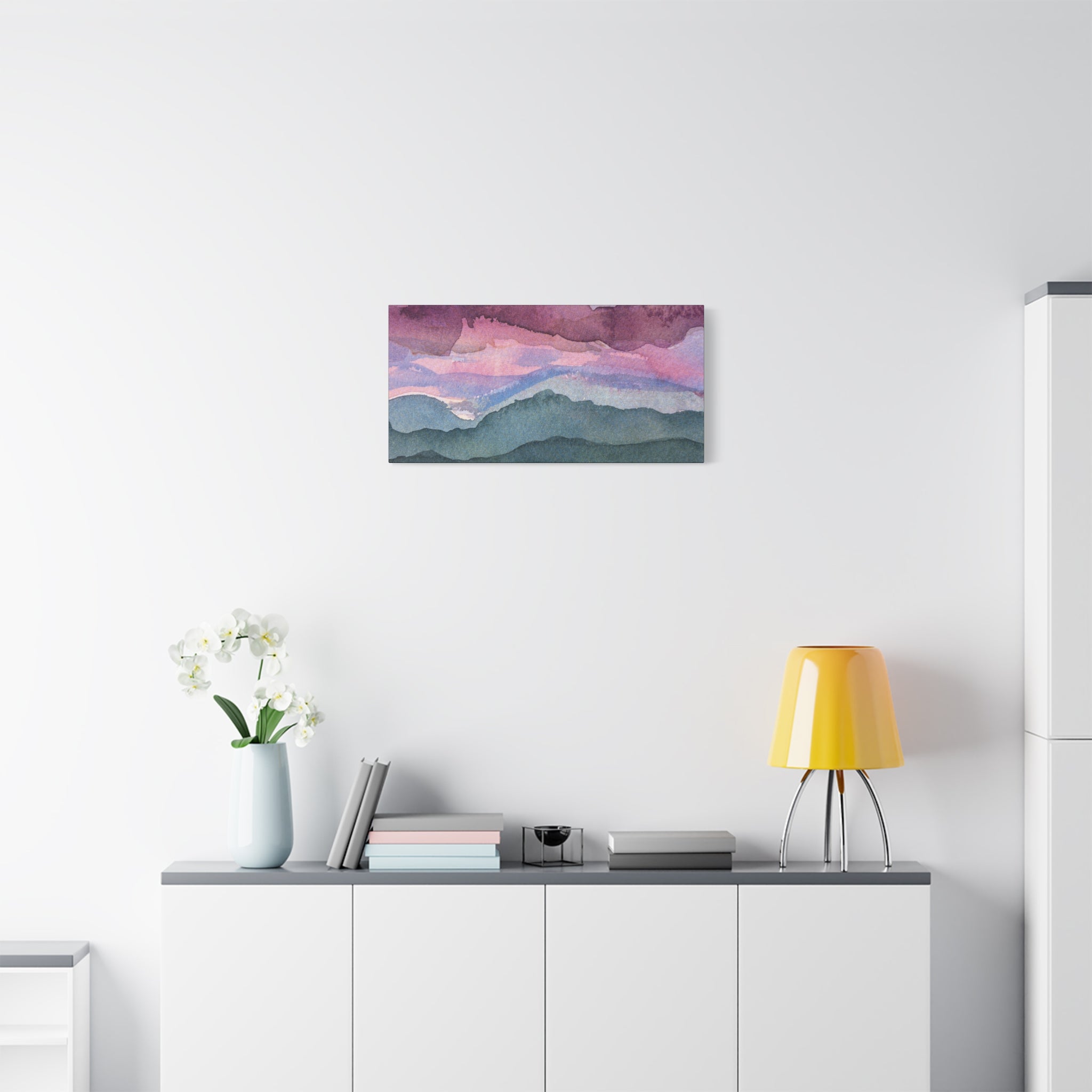 Spring 26 Vivid watercolor on canvas