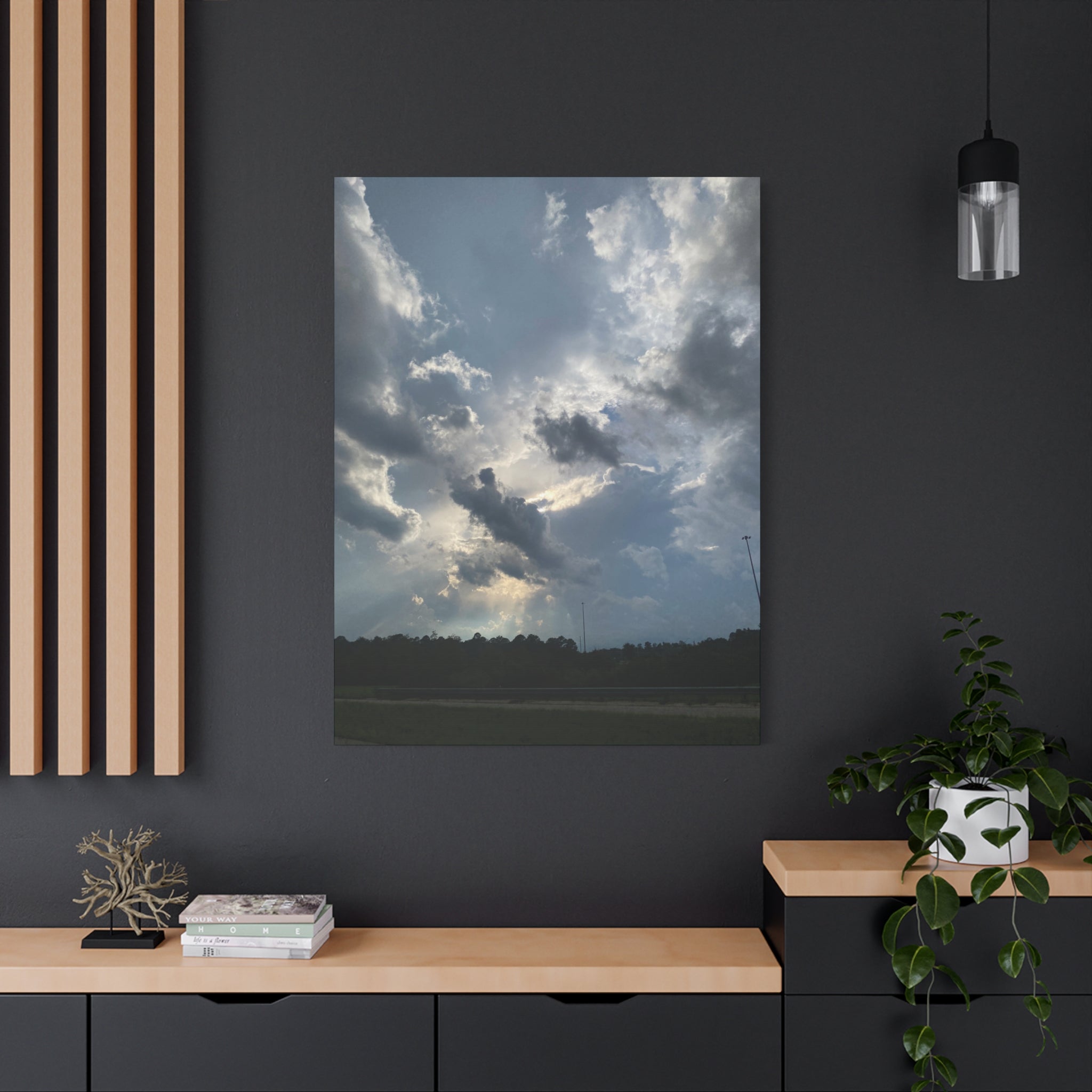 Florida Midday Photo Canvas Print — Matte Stretched Wall Art