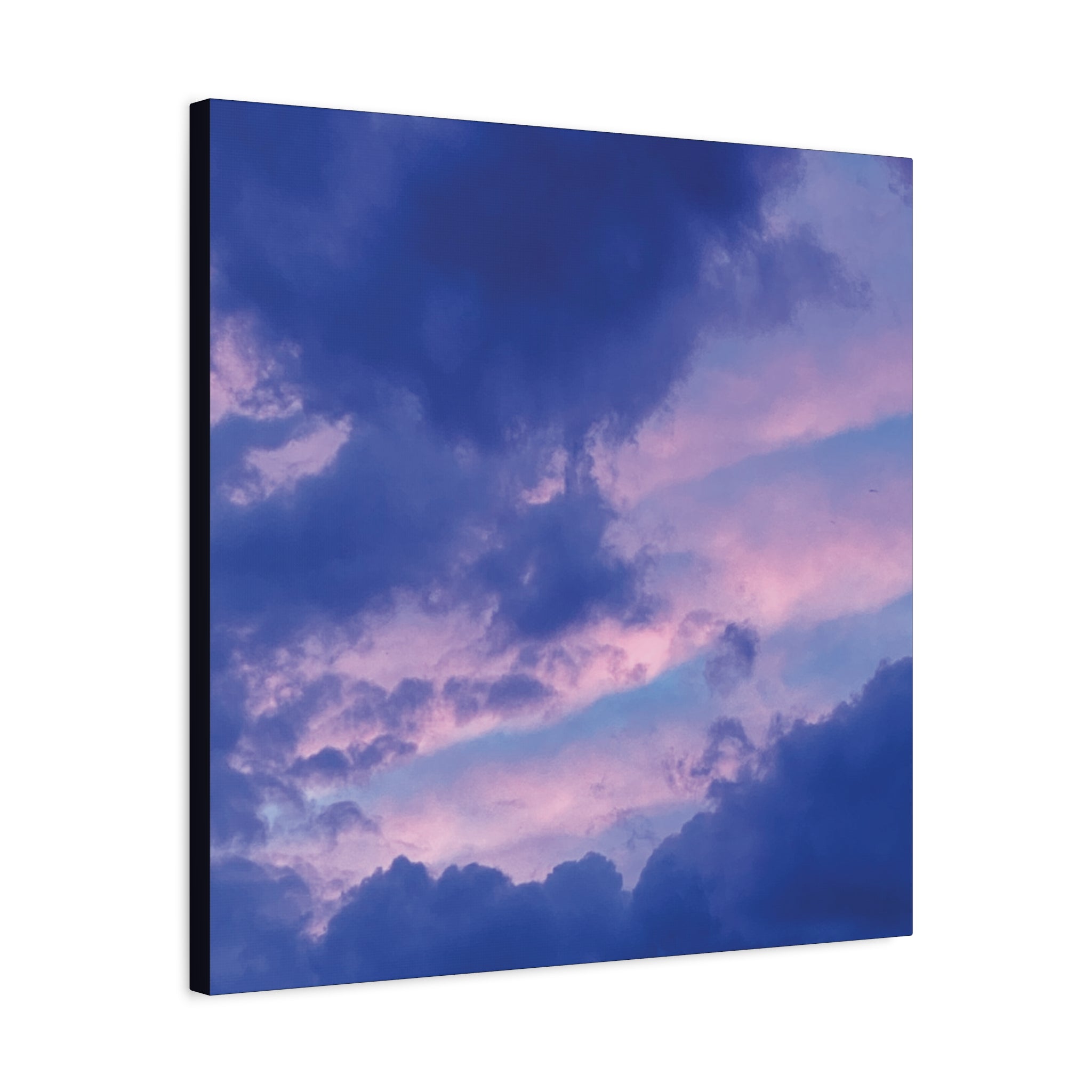 Blue Sunset Matte Canvas Wall Art — Stretched 1.25"