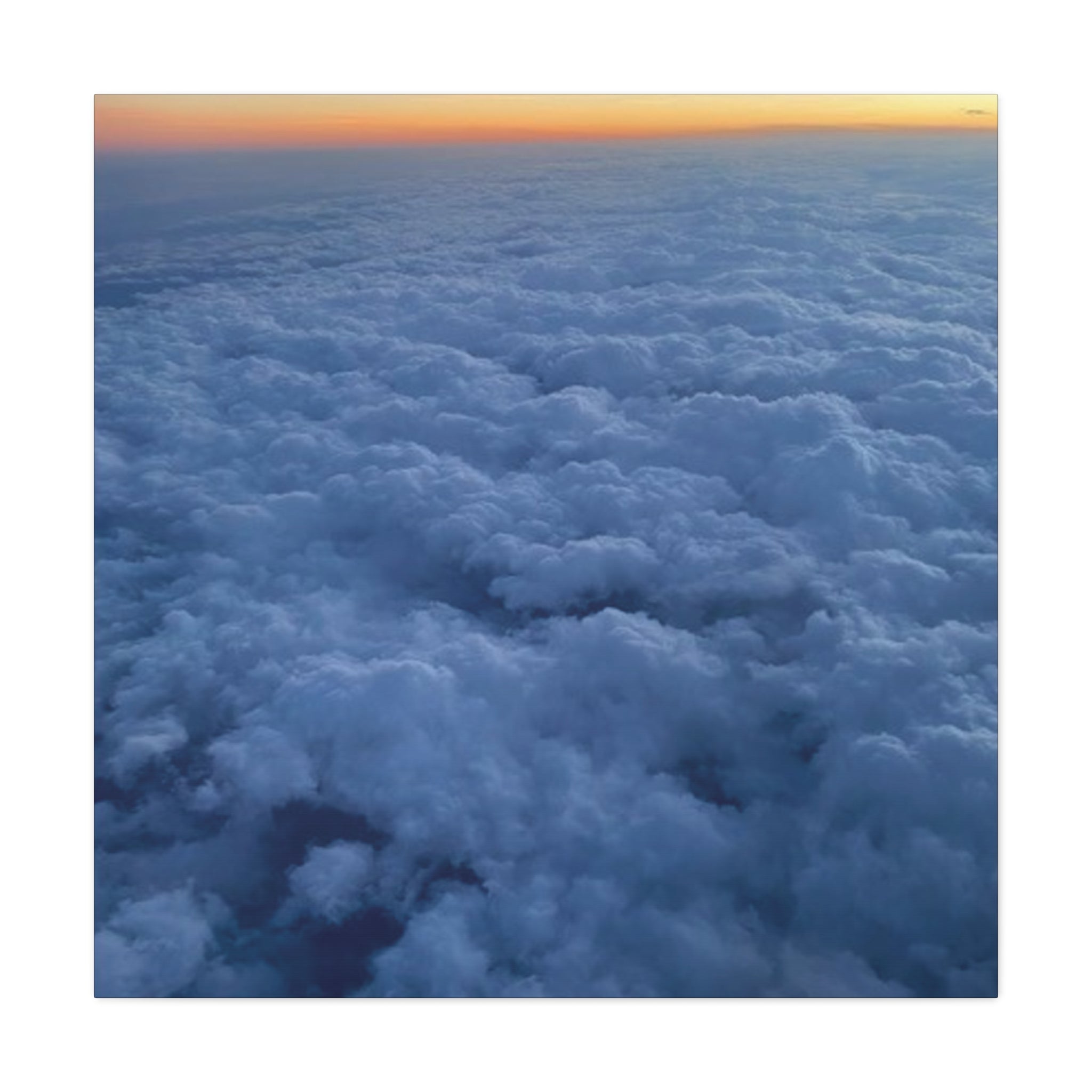 Above the Clouds Sunset Canvas Print
