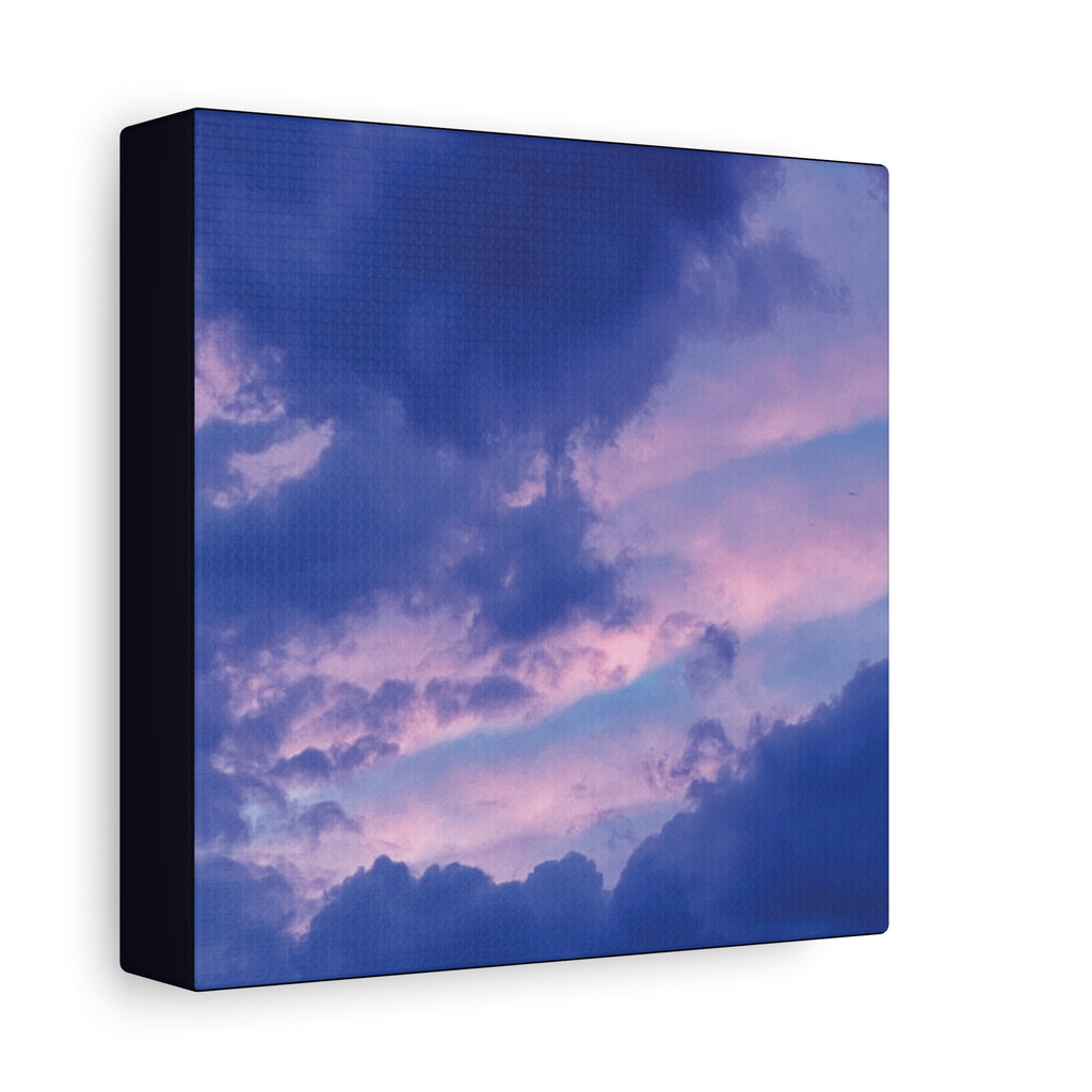 Blue Sunset Matte Canvas Wall Art — Stretched 1.25"