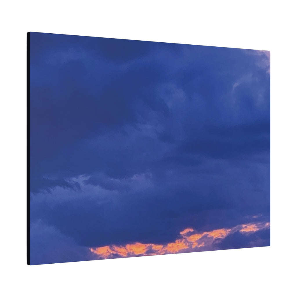 Blue Sunset c Matte Canvas Wall Art — Stretched 1.25"