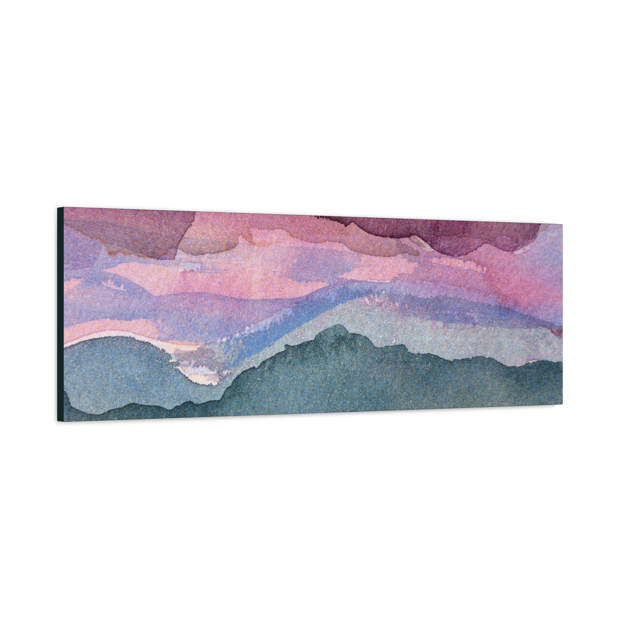 Spring 26 Vivid watercolor on canvas