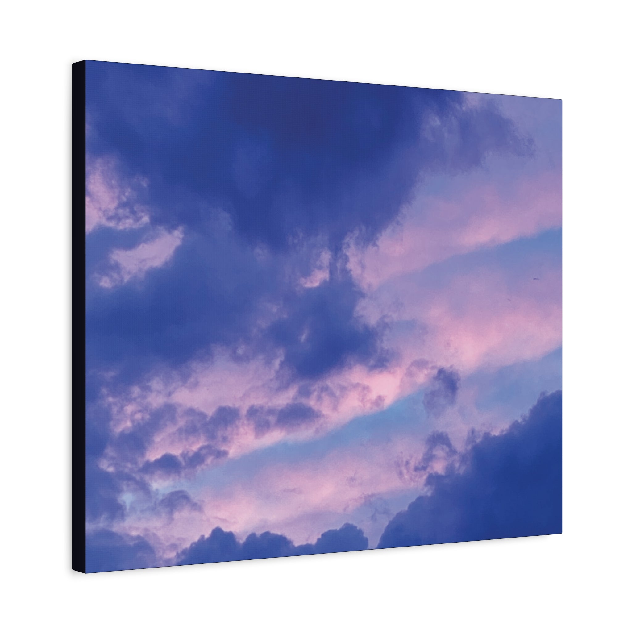 Blue Sunset Matte Canvas Wall Art — Stretched 1.25"