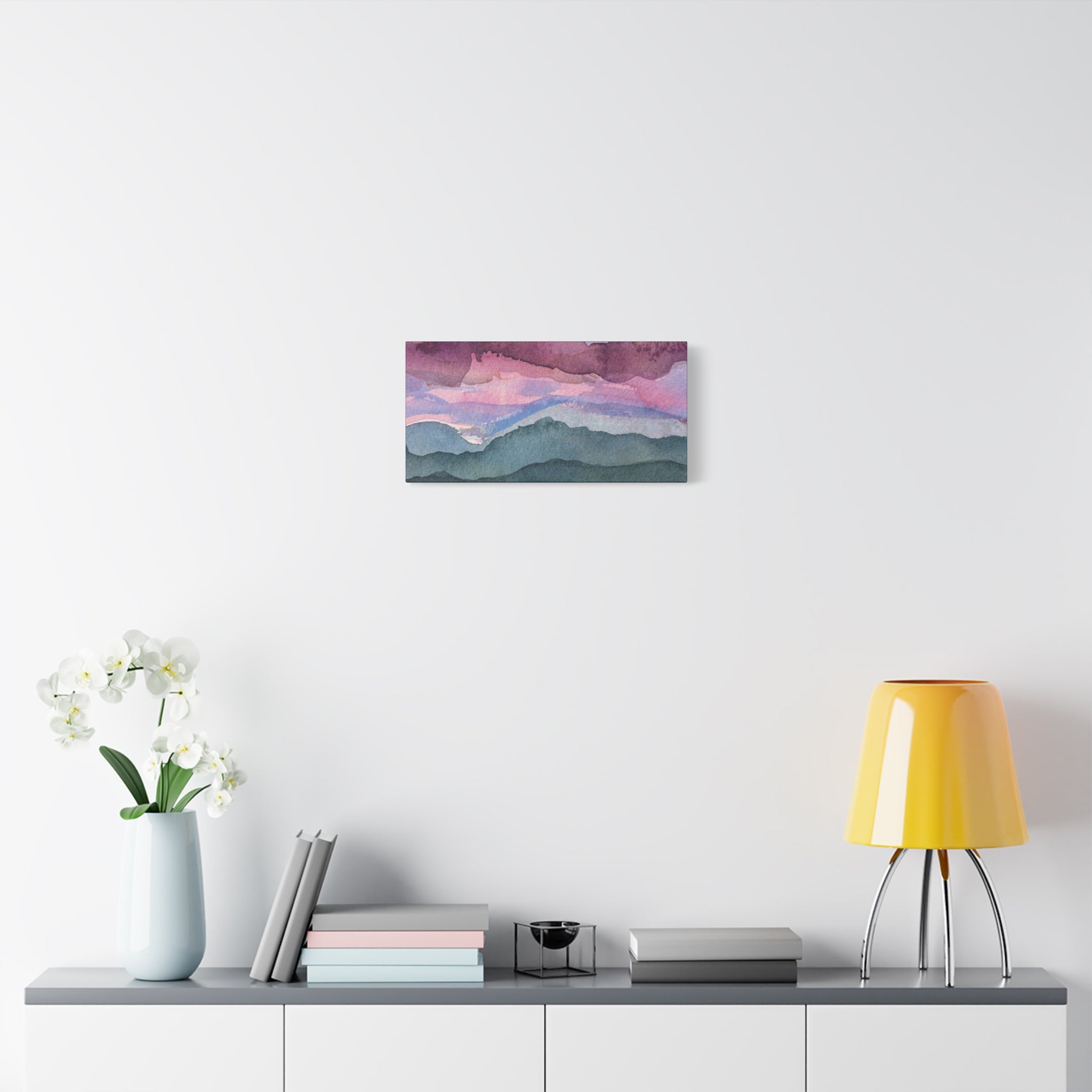 Spring 26 Vivid watercolor on canvas