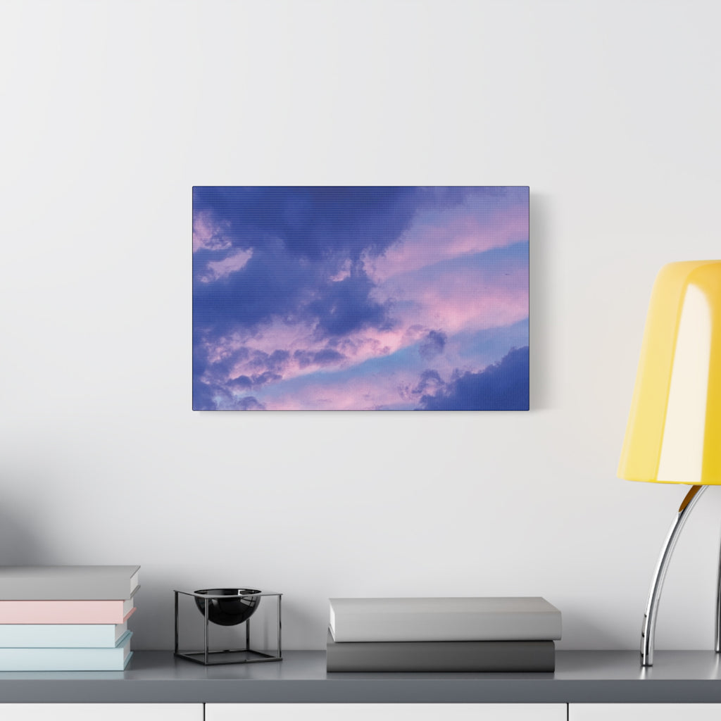Blue Sunset Matte Canvas Wall Art — Stretched 1.25"
