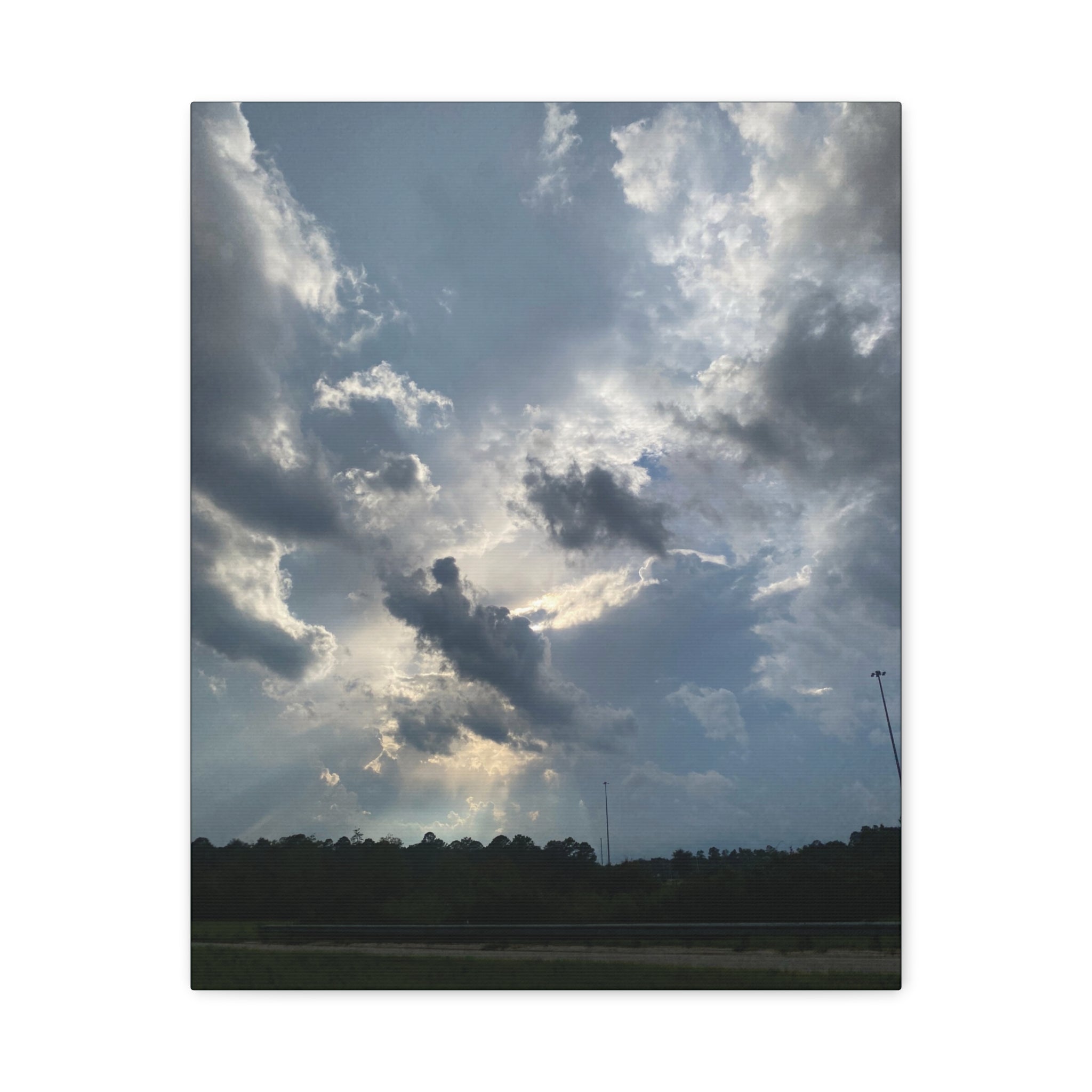 Florida Midday Photo Canvas Print — Matte Stretched Wall Art