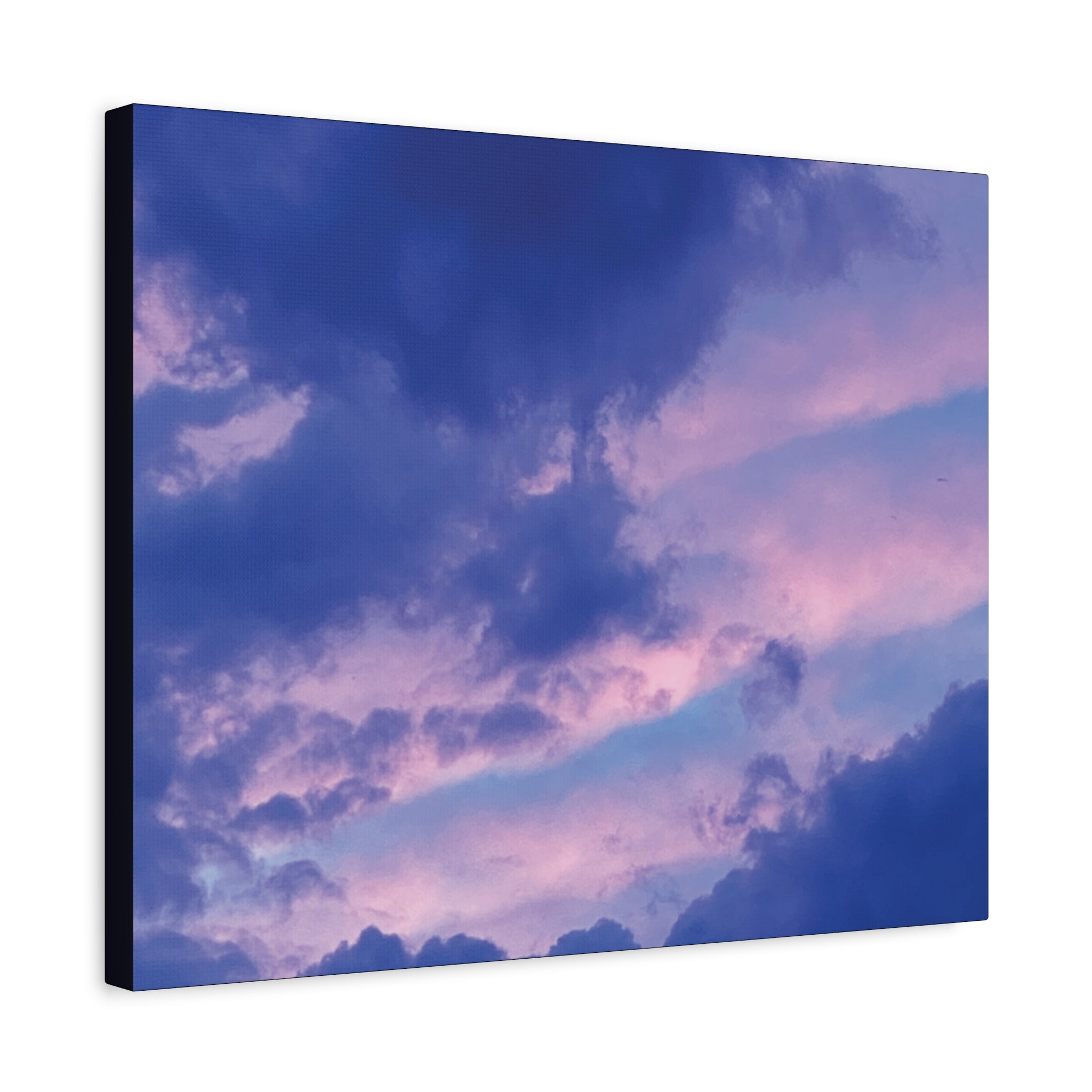 Blue Sunset Matte Canvas Wall Art — Stretched 1.25"