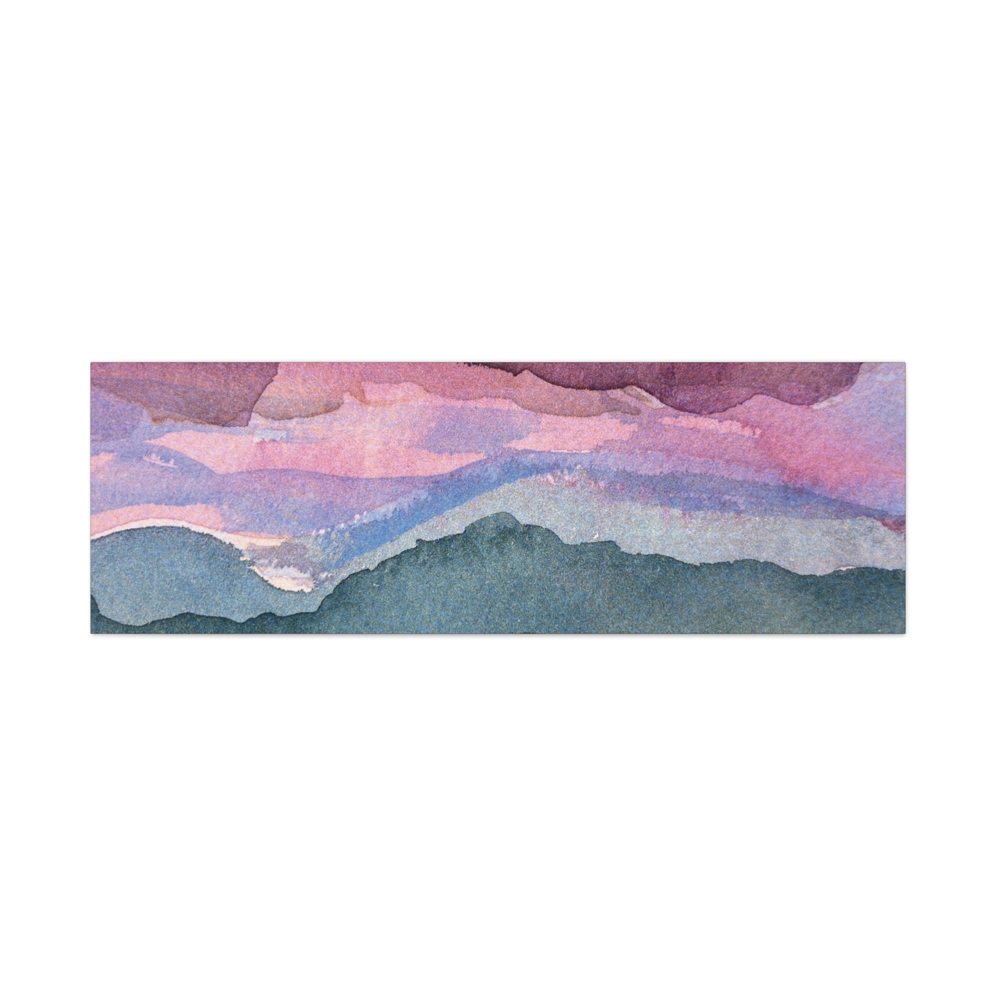Spring 26 Vivid watercolor on canvas