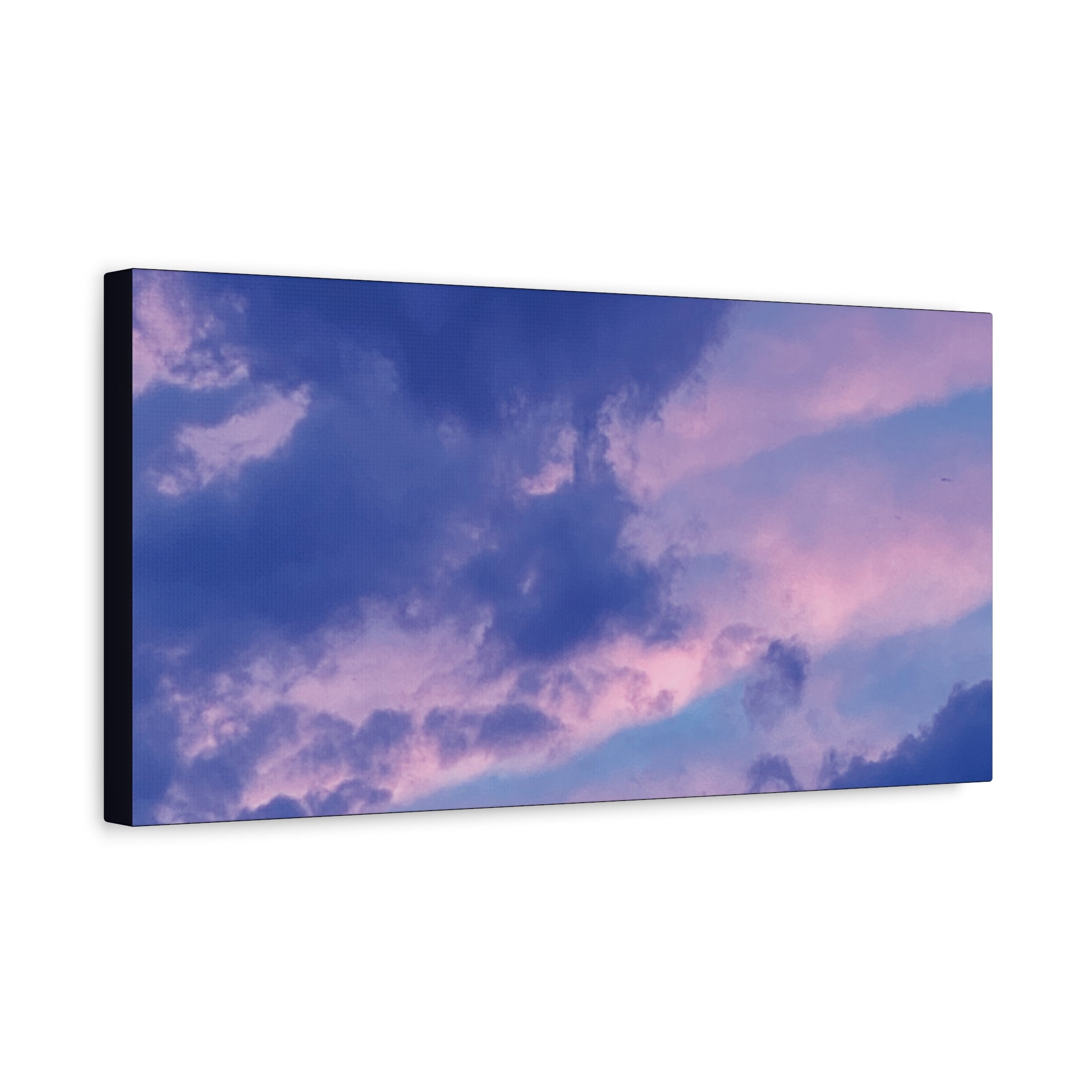 Blue Sunset Matte Canvas Wall Art — Stretched 1.25"