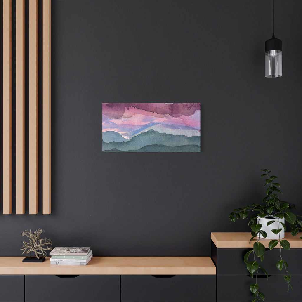 Spring 26 Vivid watercolor on canvas