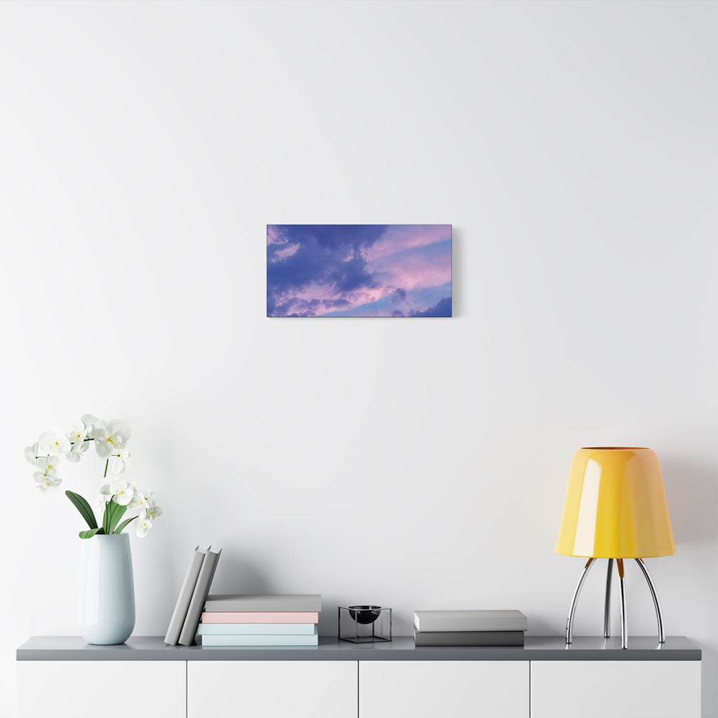 Blue Sunset Matte Canvas Wall Art — Stretched 1.25"