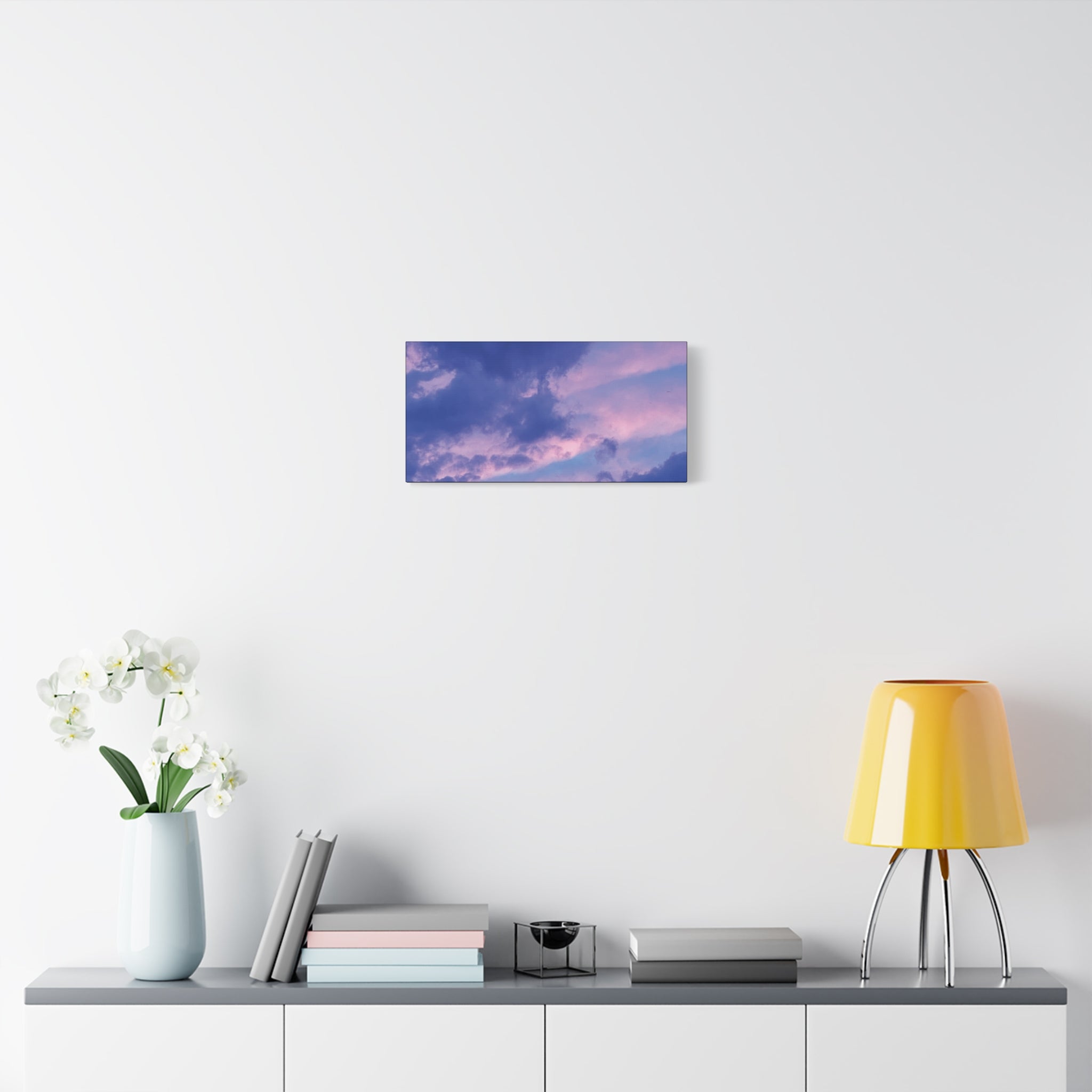 Blue Sunset Matte Canvas Wall Art — Stretched 1.25"