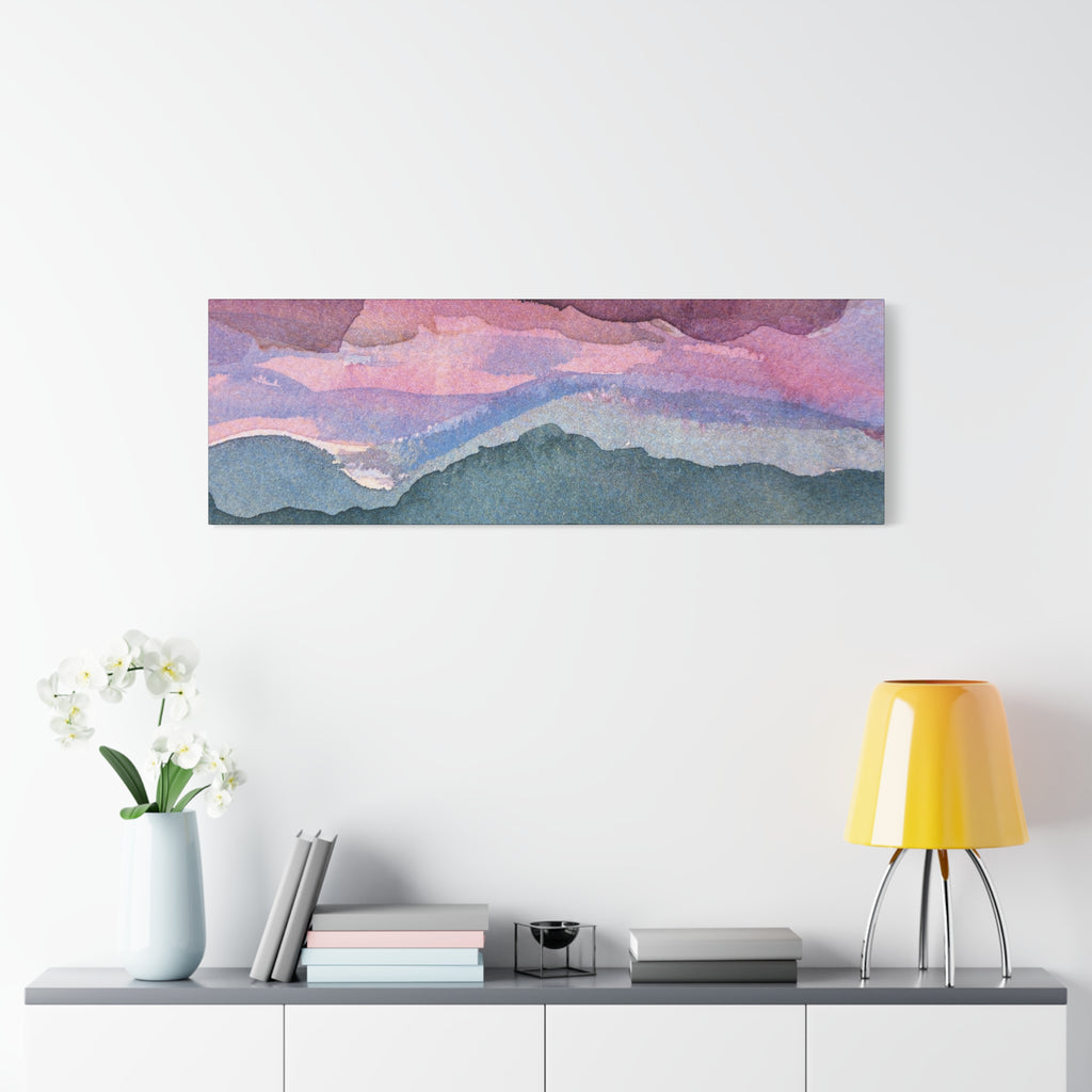 Spring 26 Vivid watercolor on canvas