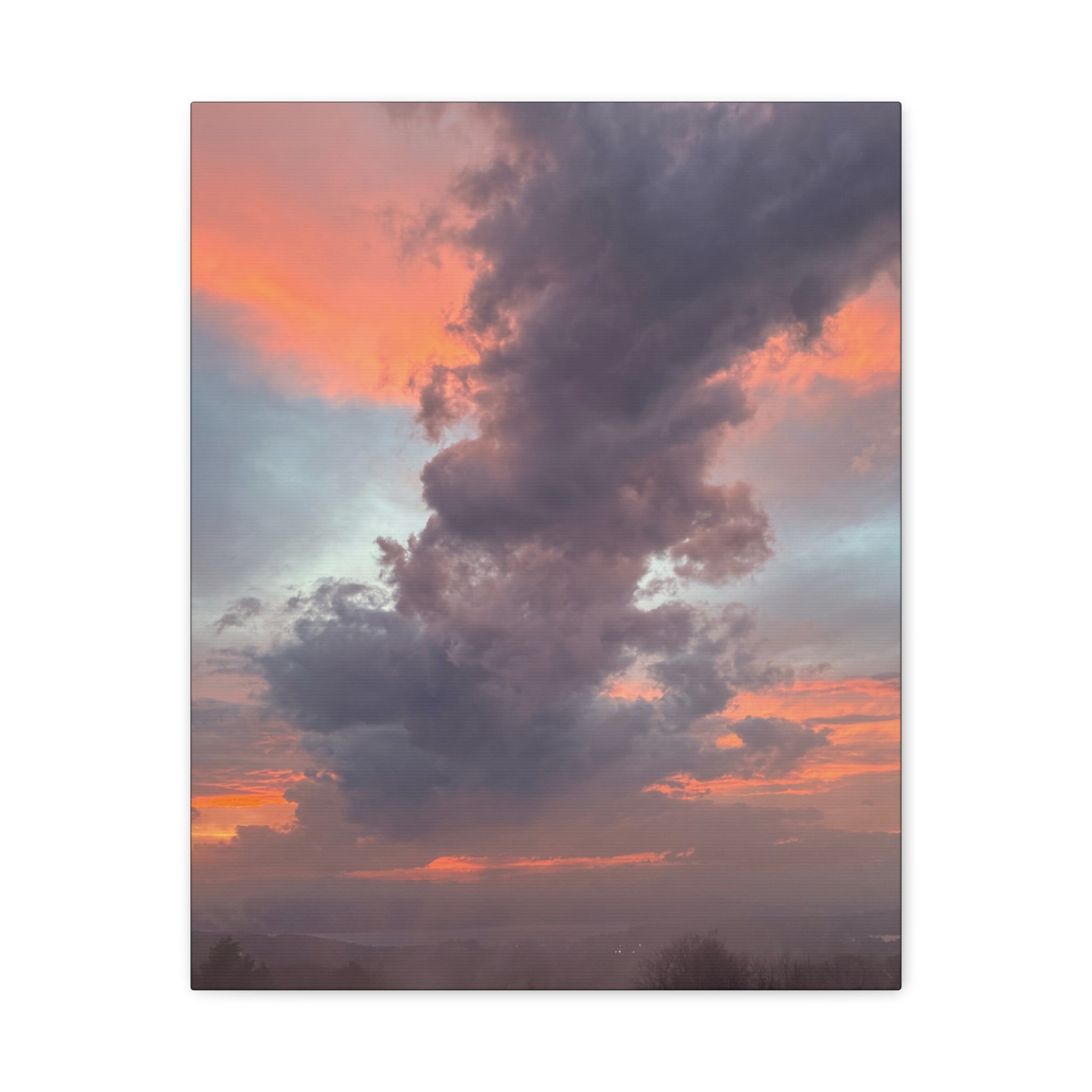 New Hampshire Spring Morning Photo on Canvas Print