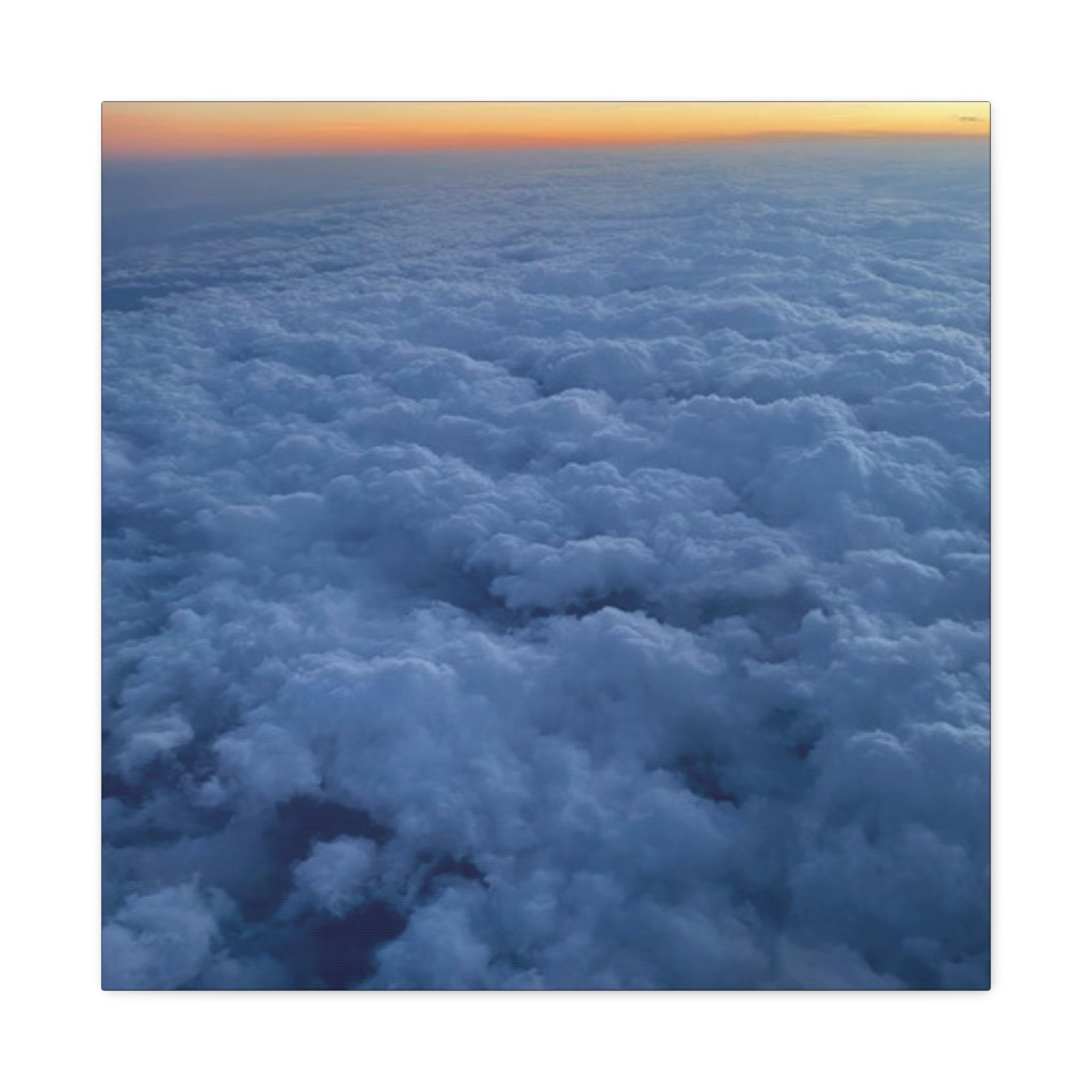 Above the Clouds Sunset Canvas Print