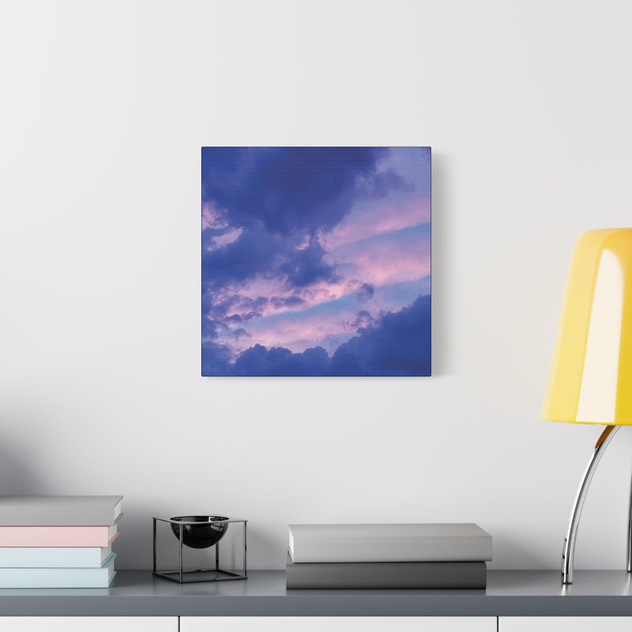Blue Sunset Matte Canvas Wall Art — Stretched 1.25"